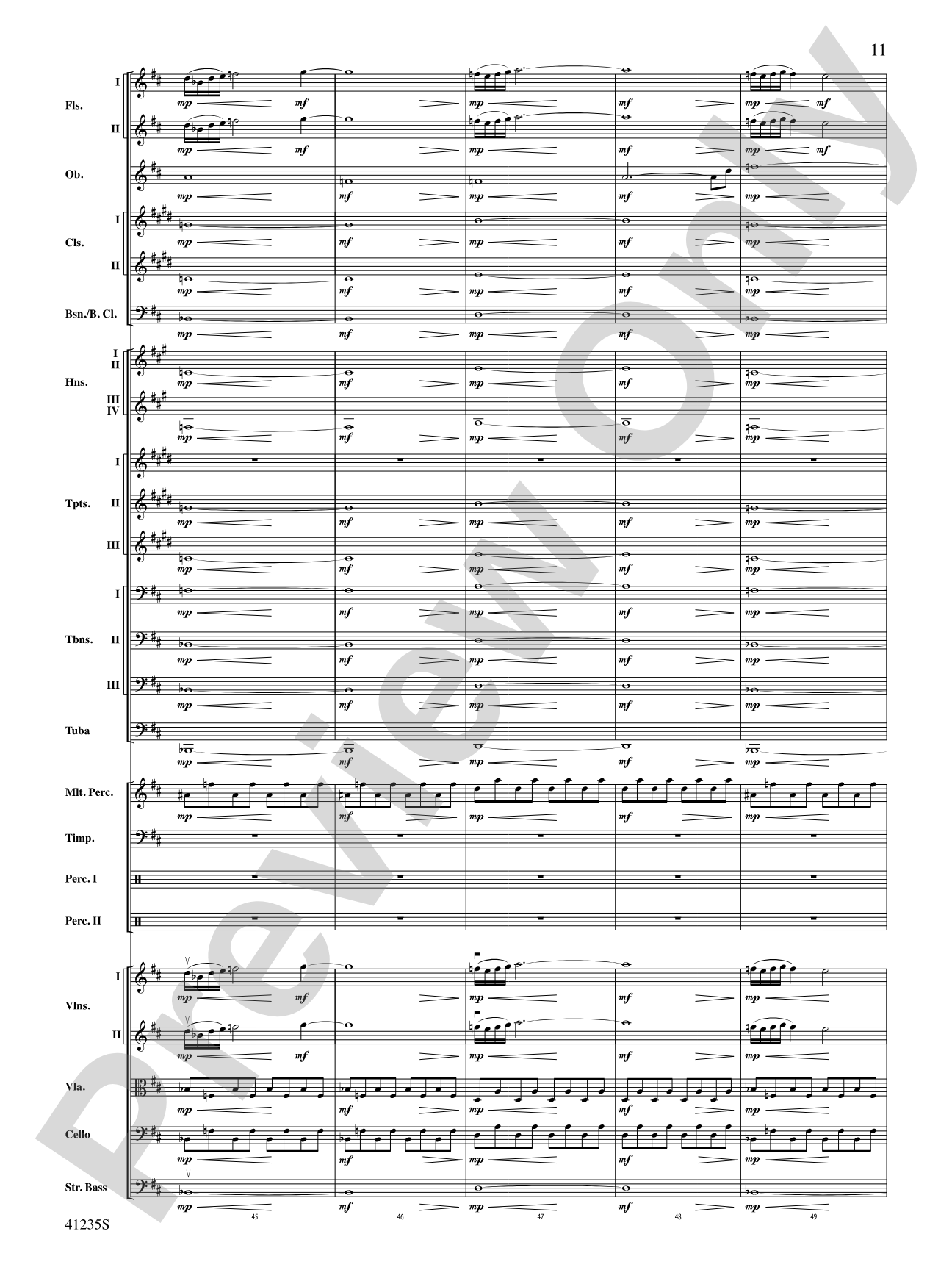 Beyond the Forest (from The Hobbit: The Desolation of Smaug): Score