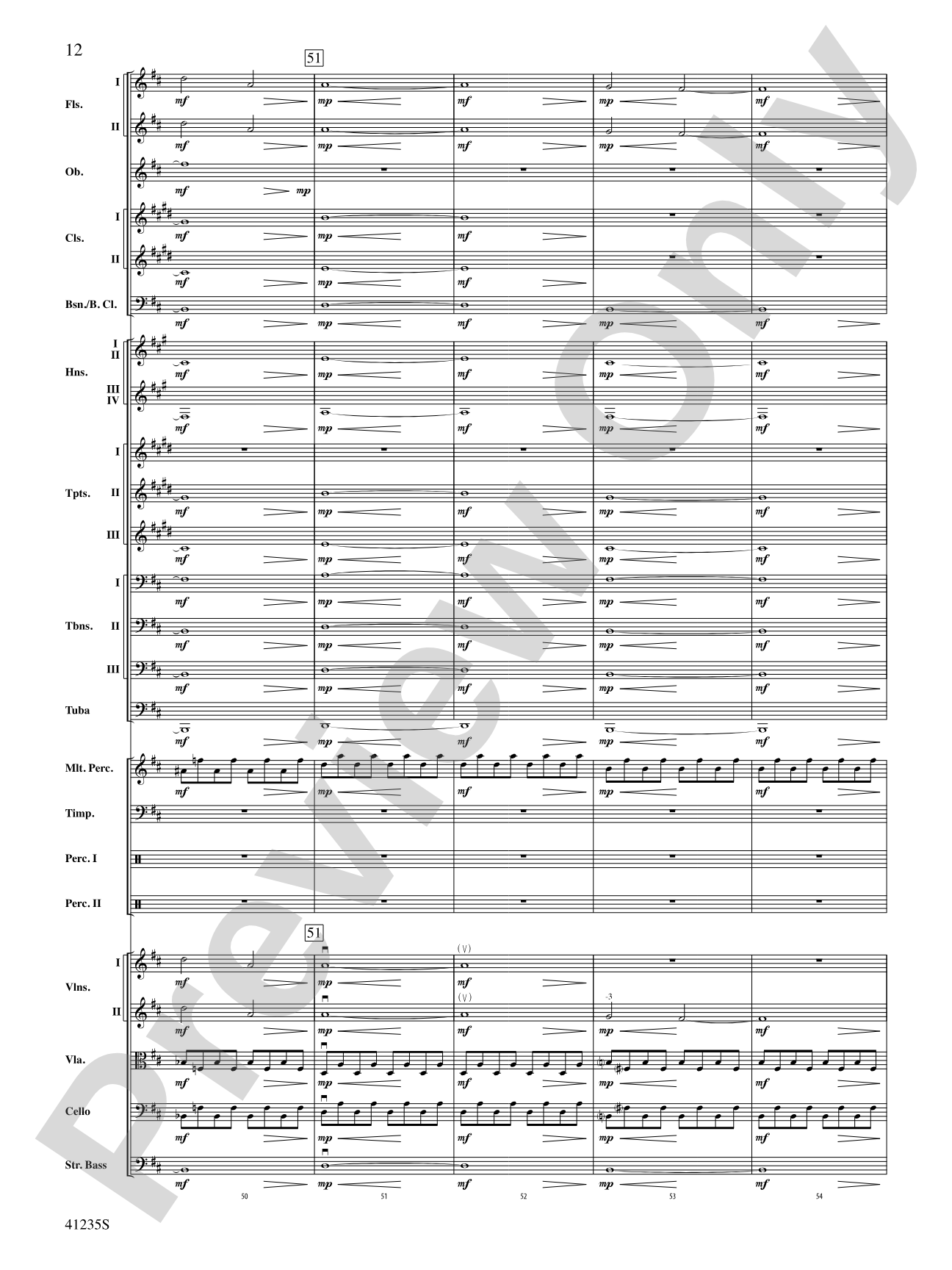 Beyond the Forest (from The Hobbit: The Desolation of Smaug): Score