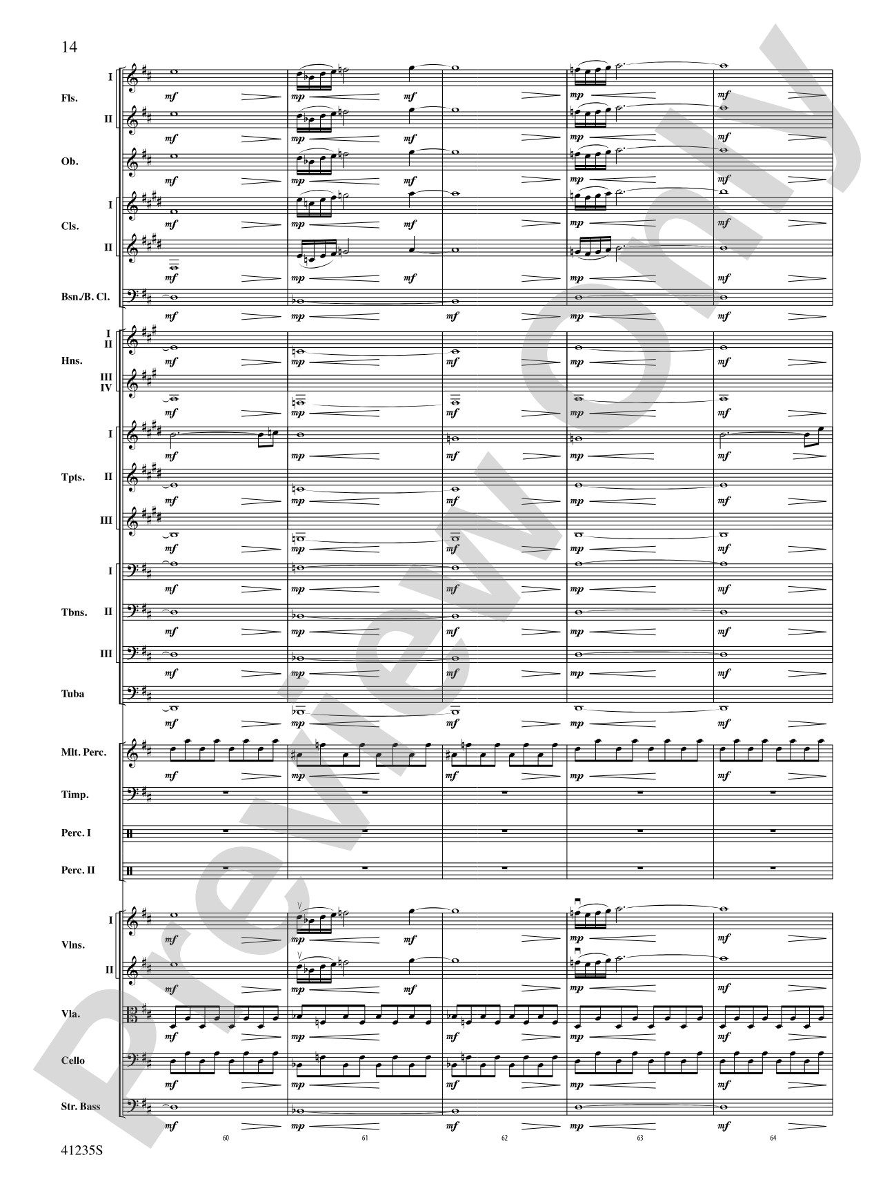 Beyond the Forest (from The Hobbit: The Desolation of Smaug): Score