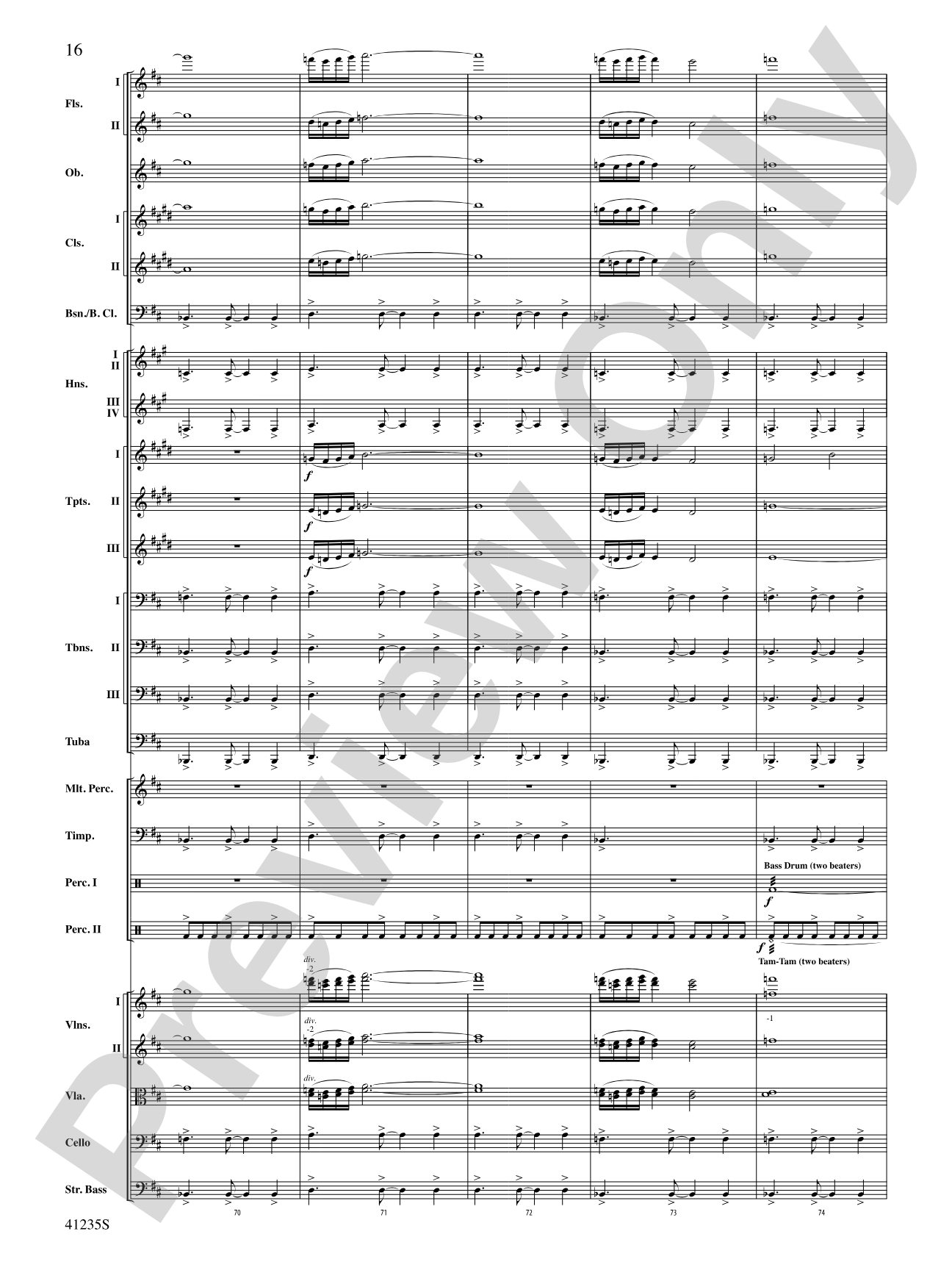 Beyond the Forest (from The Hobbit: The Desolation of Smaug): Score