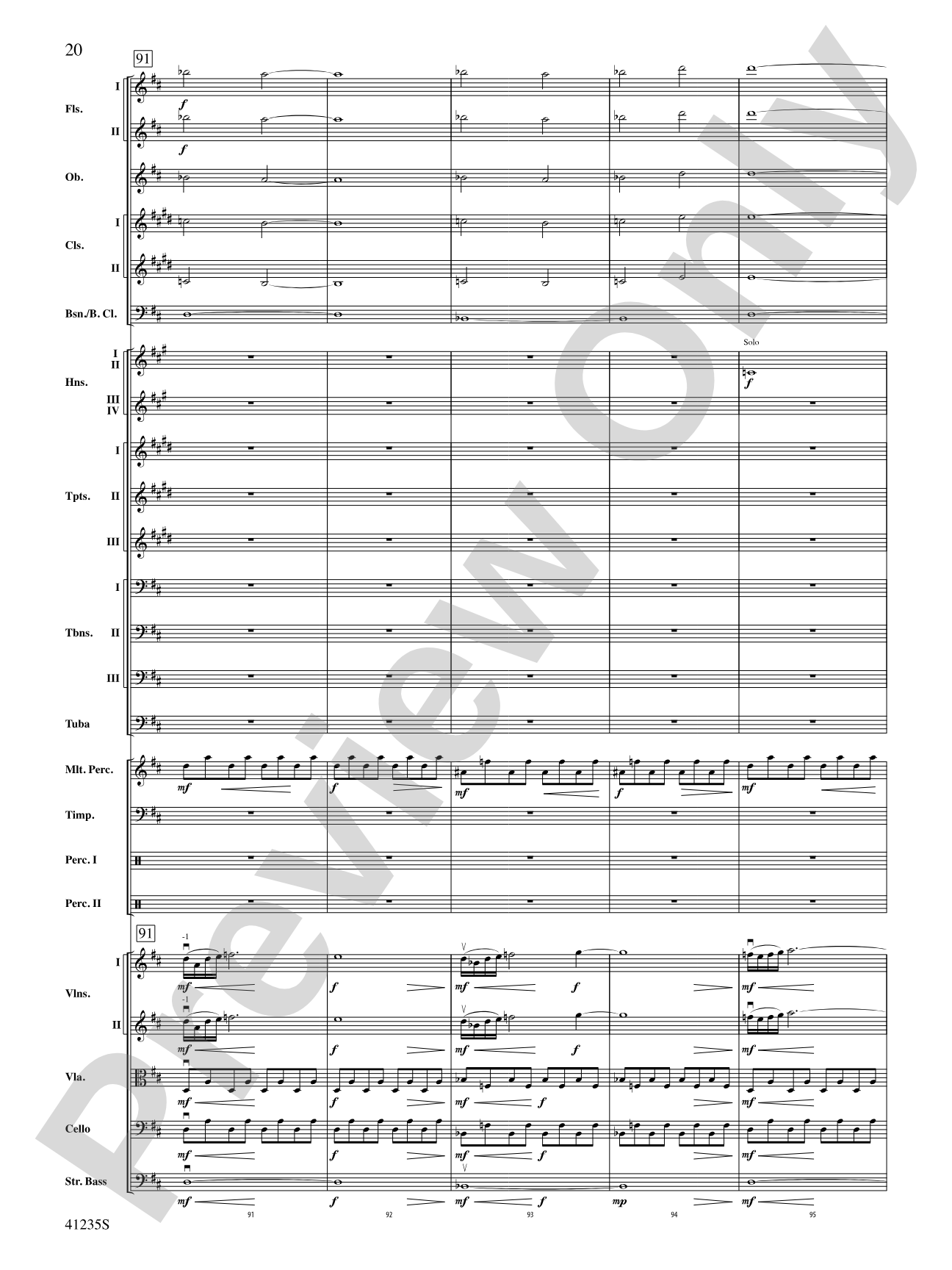 Beyond the Forest (from The Hobbit: The Desolation of Smaug): Score