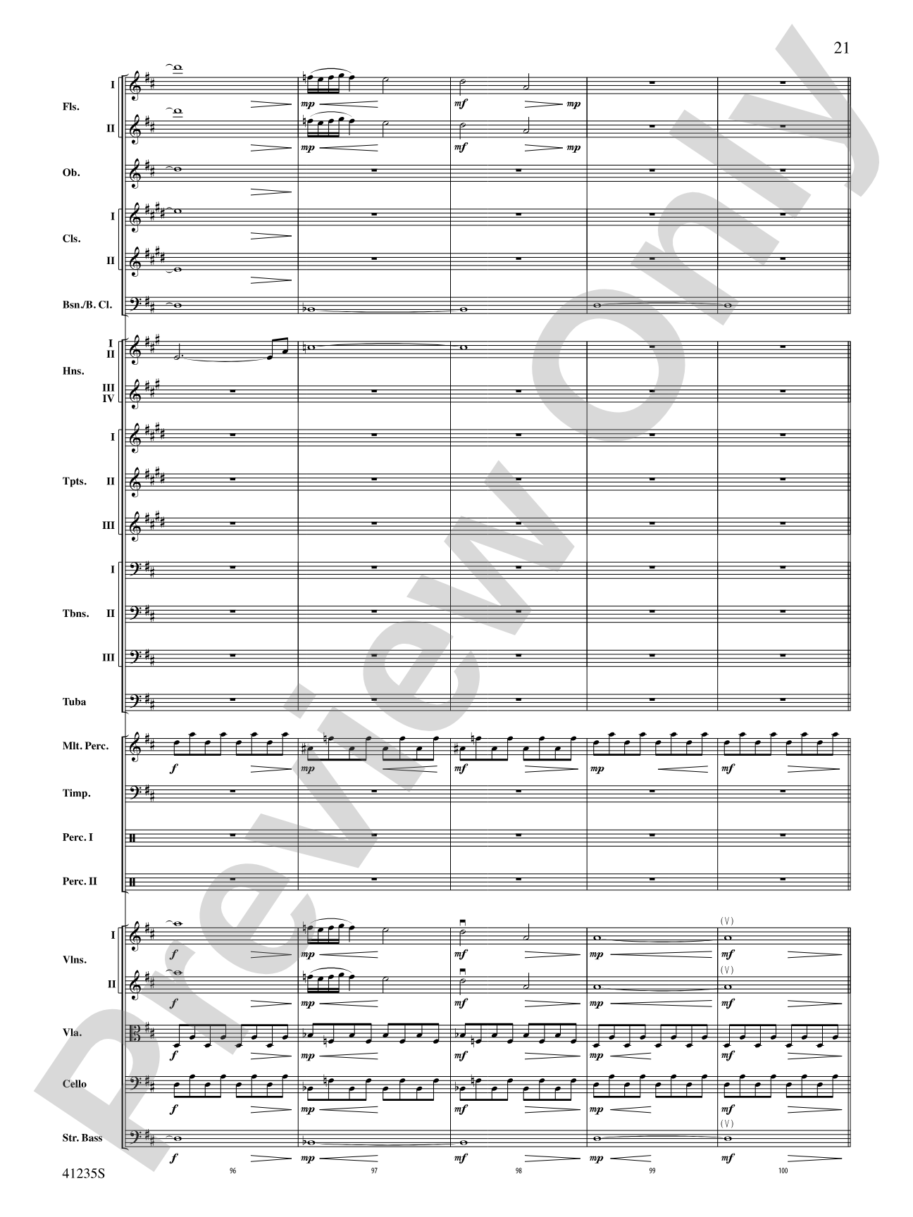 Beyond the Forest (from The Hobbit: The Desolation of Smaug): Score