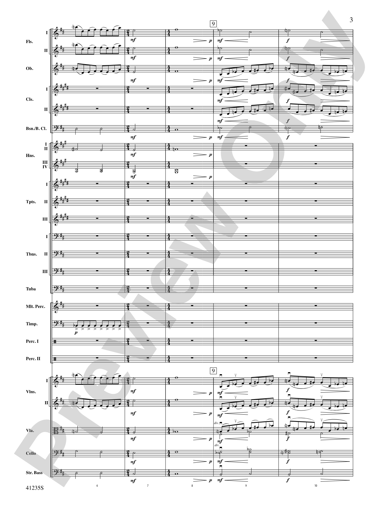 Beyond the Forest (from The Hobbit: The Desolation of Smaug): Score