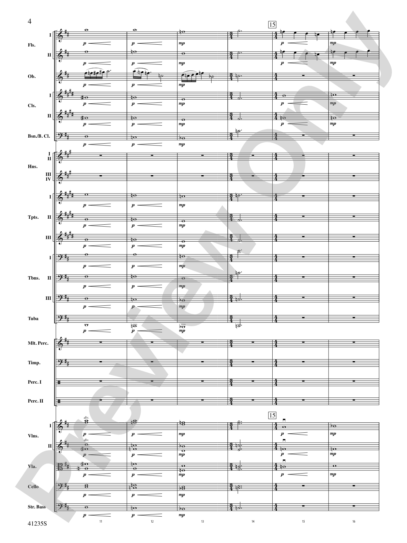 Beyond the Forest (from The Hobbit: The Desolation of Smaug): Score