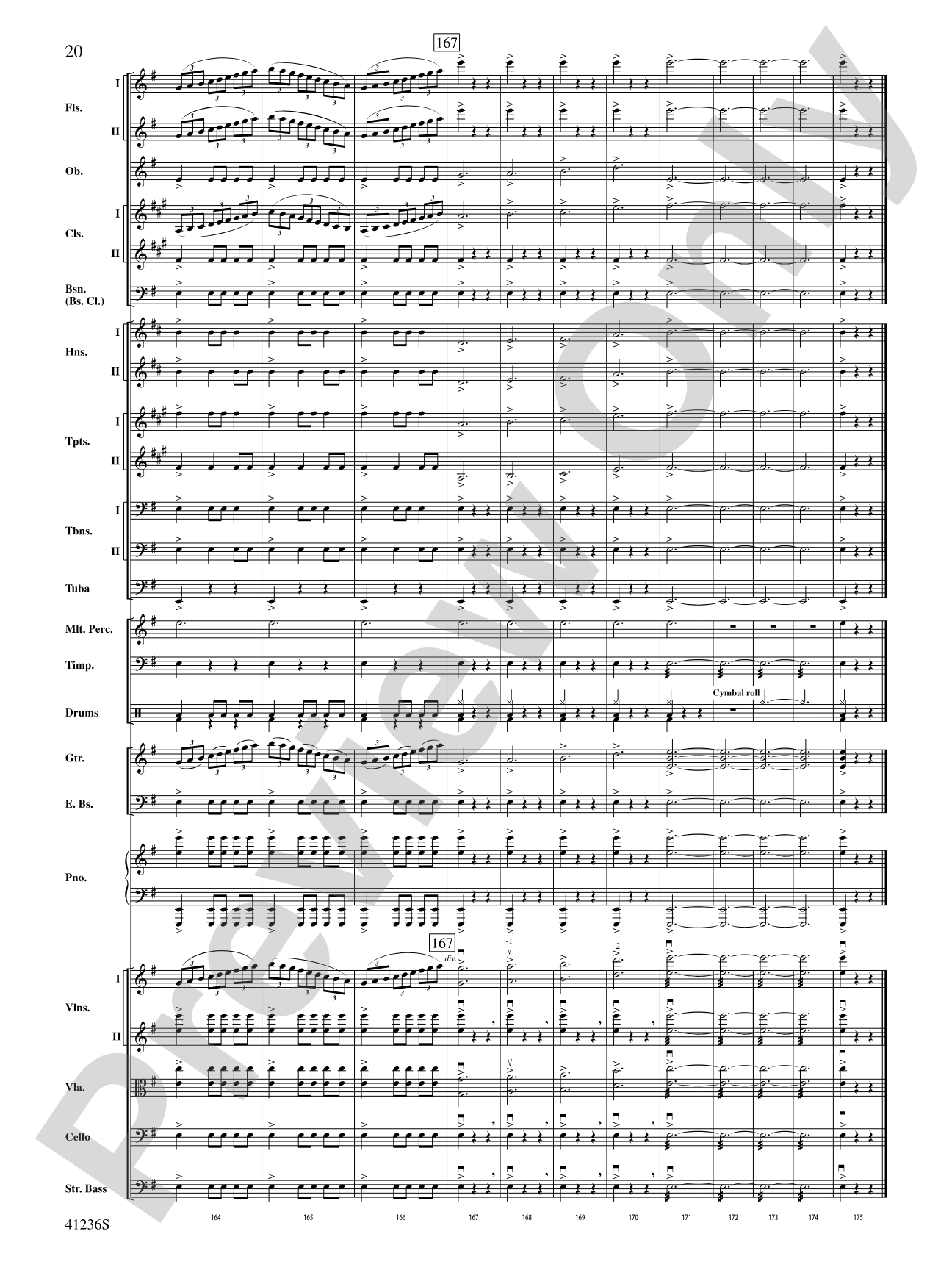Christmas Eve/Sarajevo 12/24: Full Orchestra Conductor Score & Parts