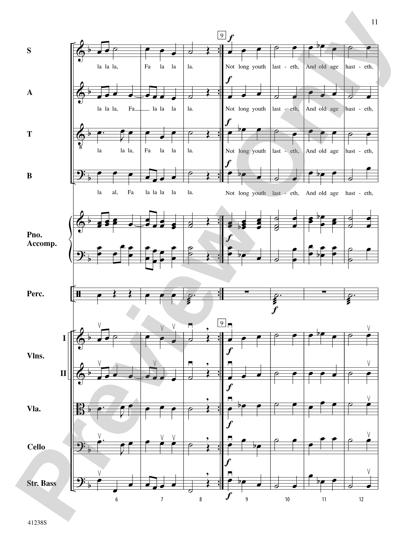 A Suite of Three Madrigals: String Orchestra Conductor Score & Parts