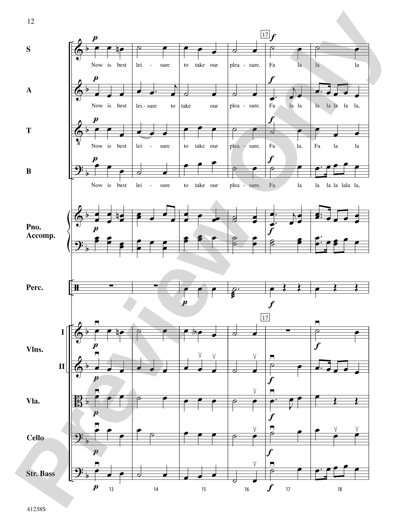 A Suite of Three Madrigals: String Orchestra Conductor Score & Parts