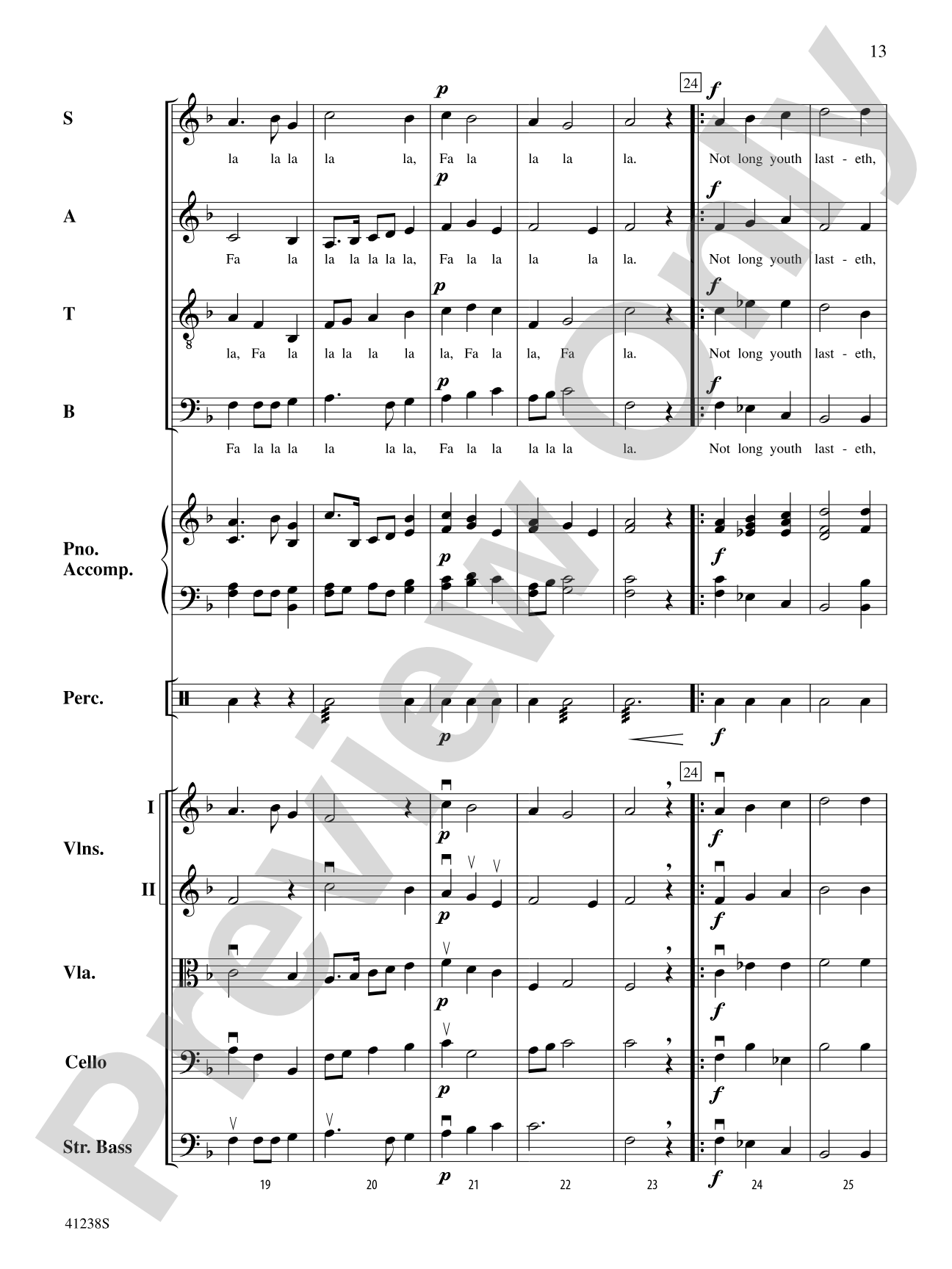 A Suite of Three Madrigals: String Orchestra Conductor Score & Parts