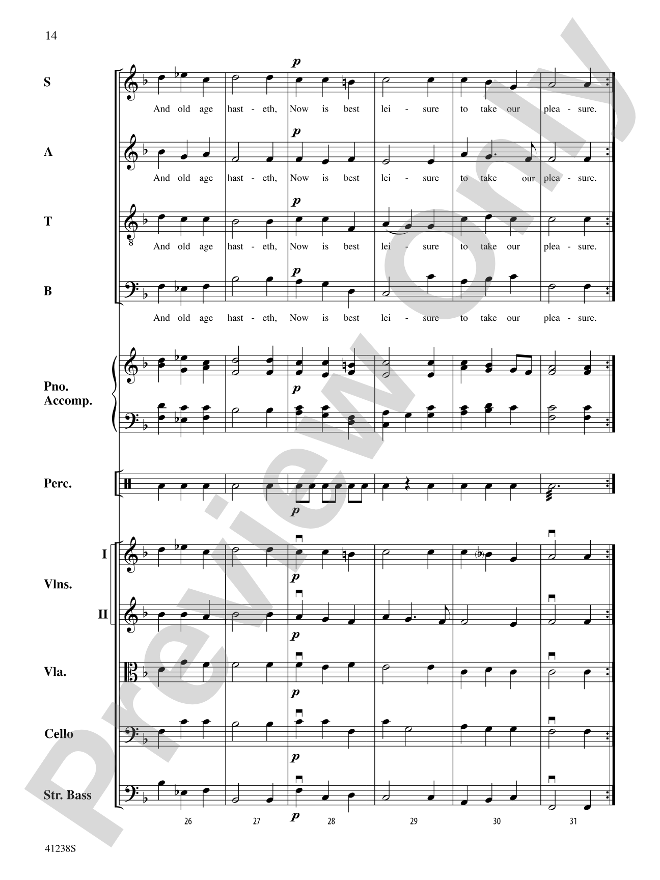A Suite of Three Madrigals: String Orchestra Conductor Score & Parts