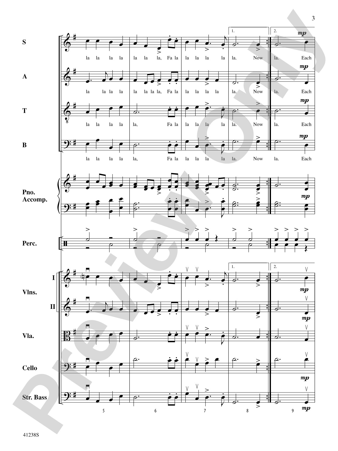 A Suite of Three Madrigals: String Orchestra Conductor Score & Parts