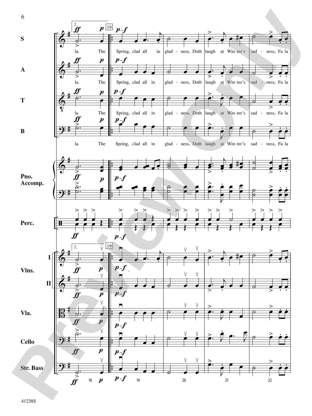 A Suite of Three Madrigals: String Orchestra Conductor Score & Parts