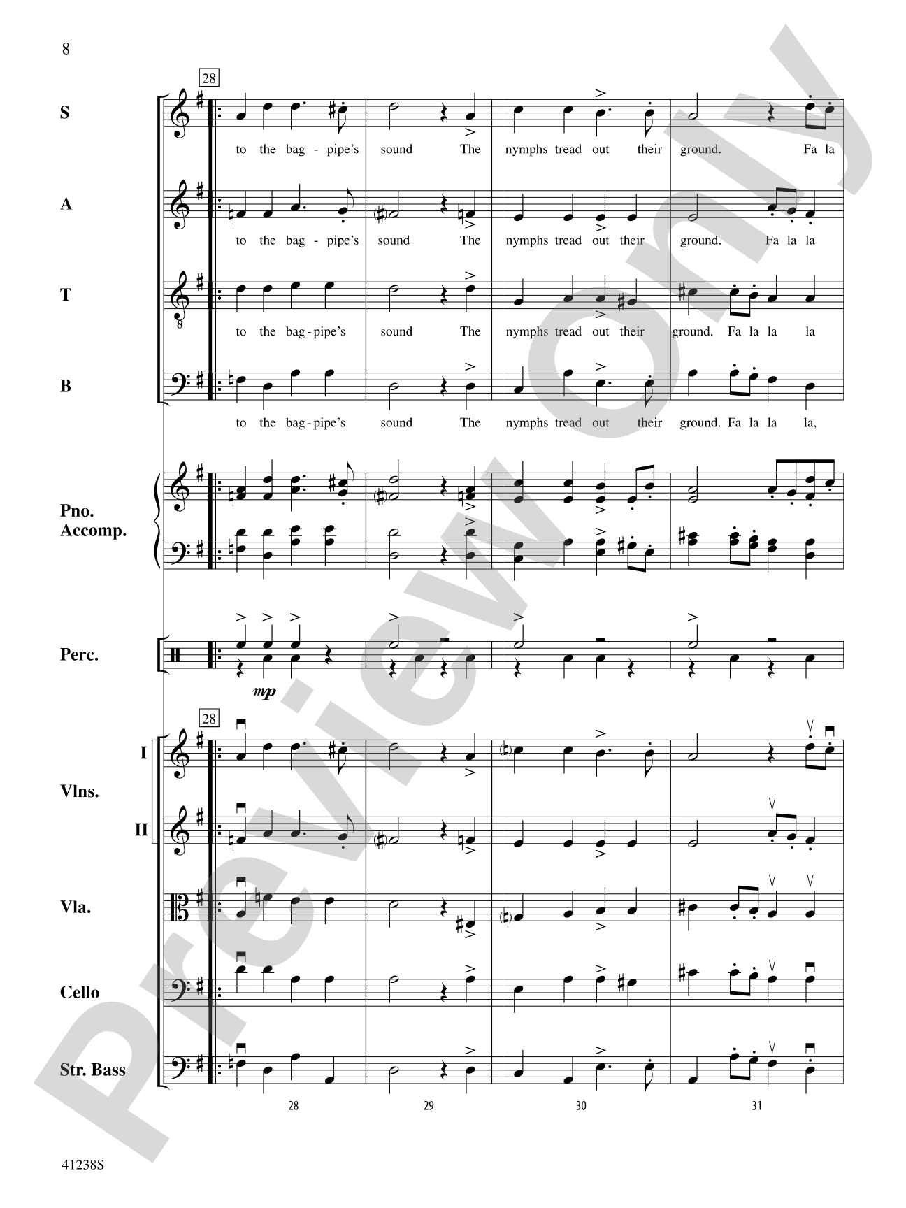 A Suite of Three Madrigals: String Orchestra Conductor Score & Parts