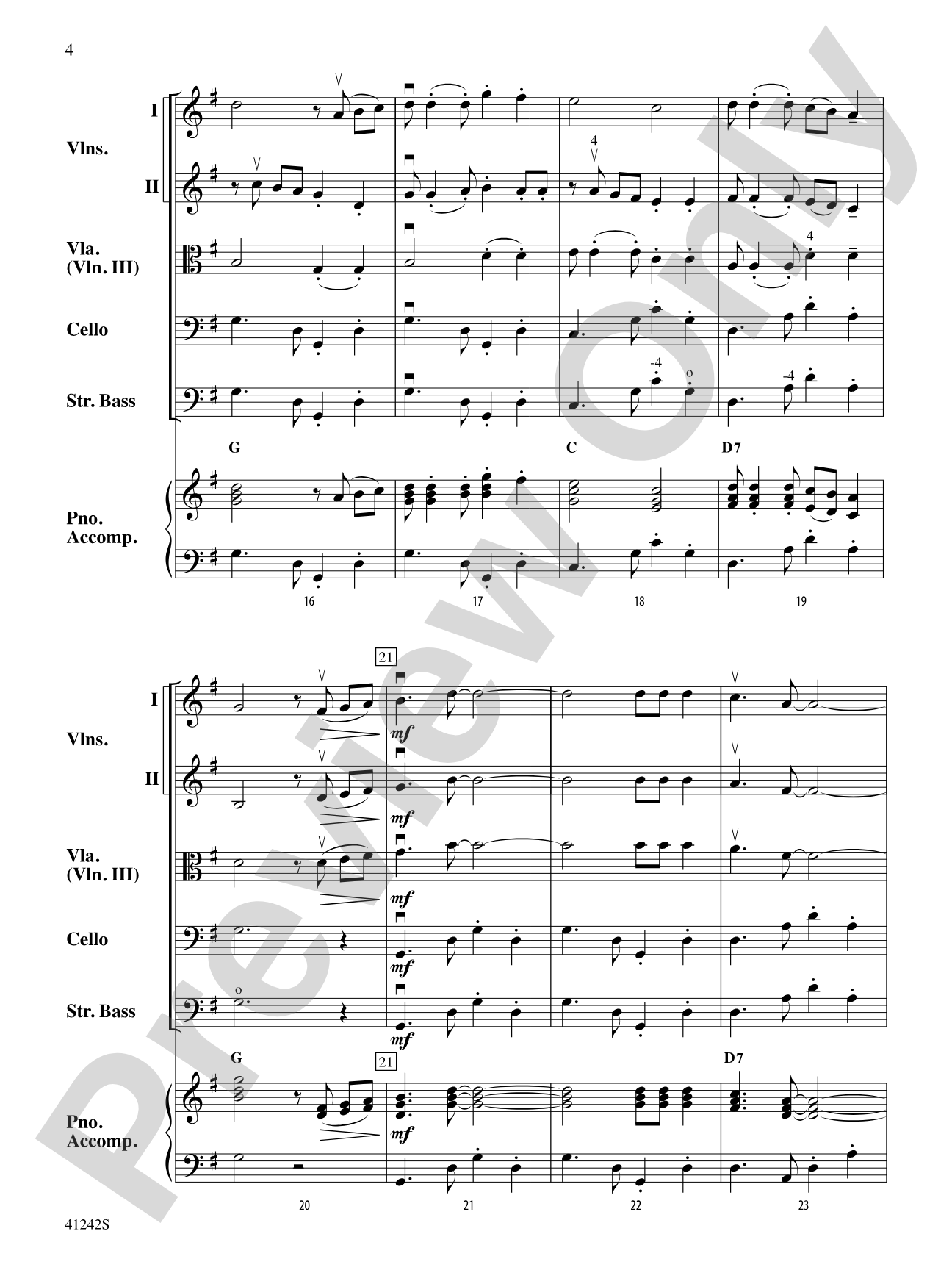 Tango of the Bulldogs: String Orchestra Conductor Score & Parts