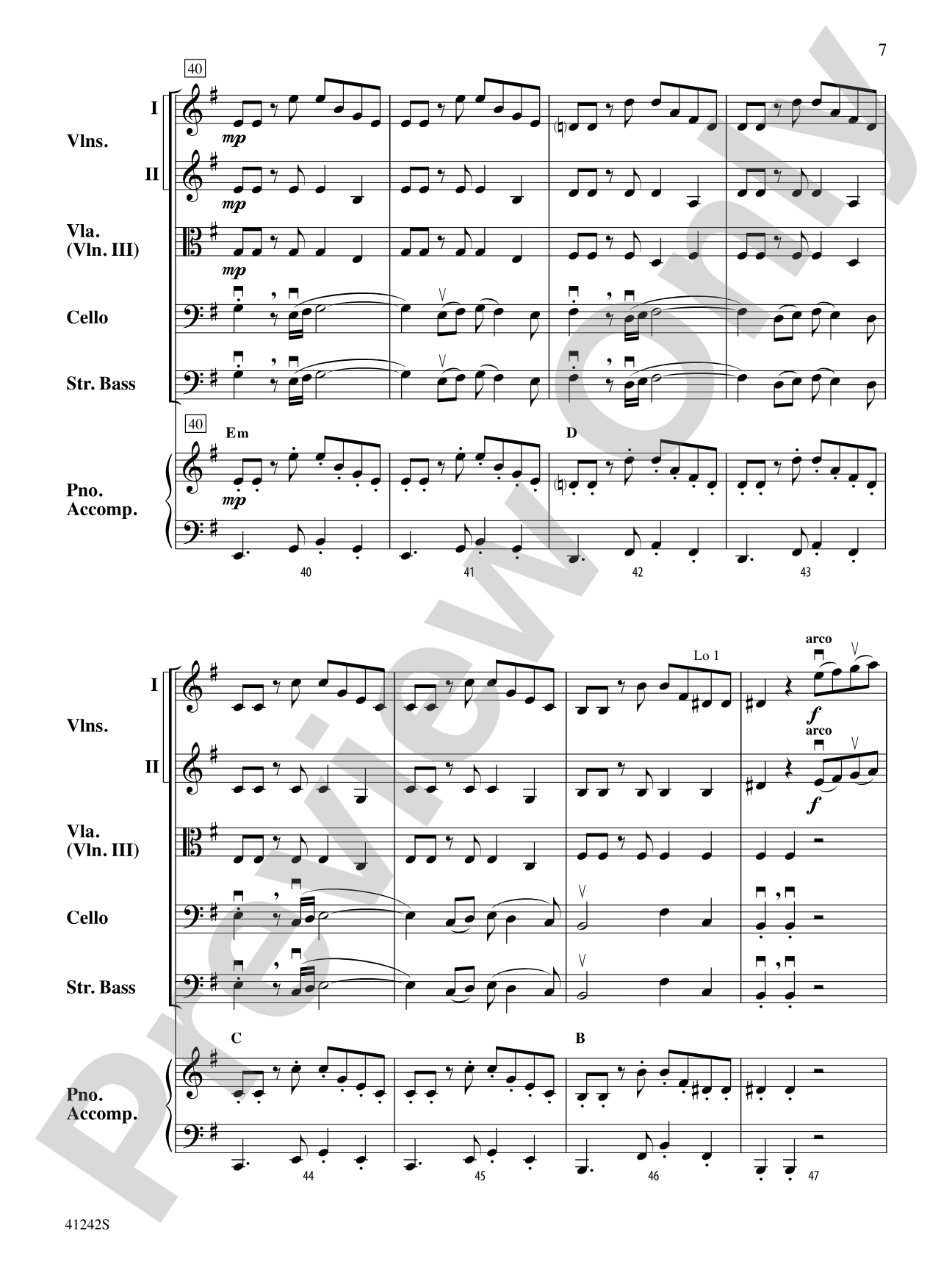 Tango of the Bulldogs: String Orchestra Conductor Score & Parts