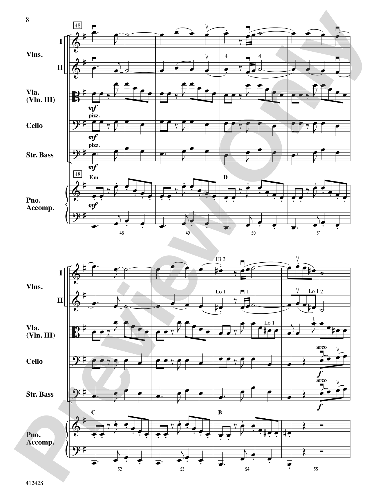Tango of the Bulldogs: String Orchestra Conductor Score & Parts