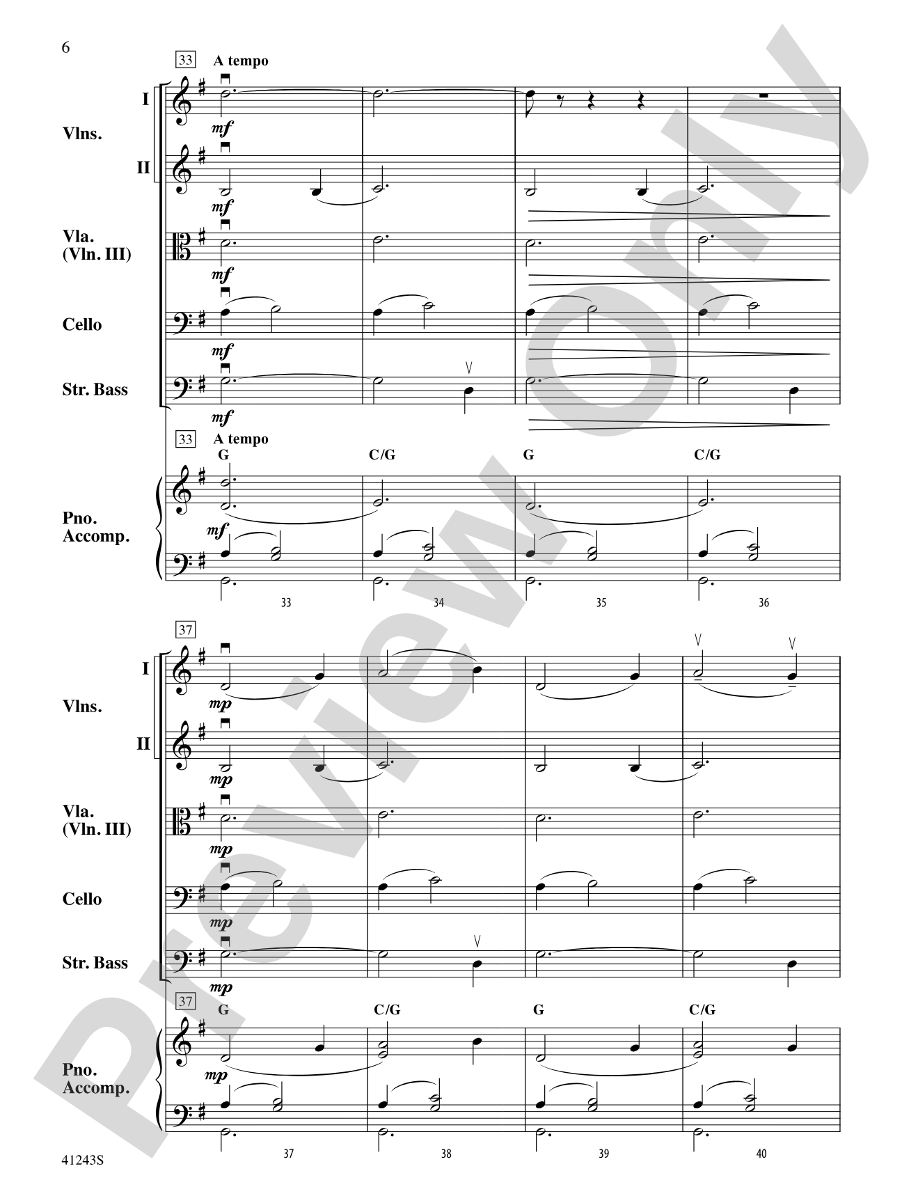 Daydreams: String Orchestra Conductor Score & Parts