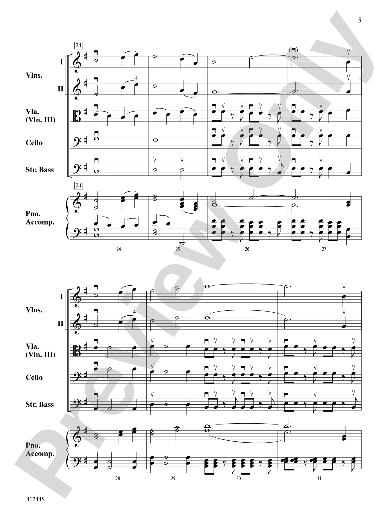 Ablaze: String Orchestra Conductor Score & Parts