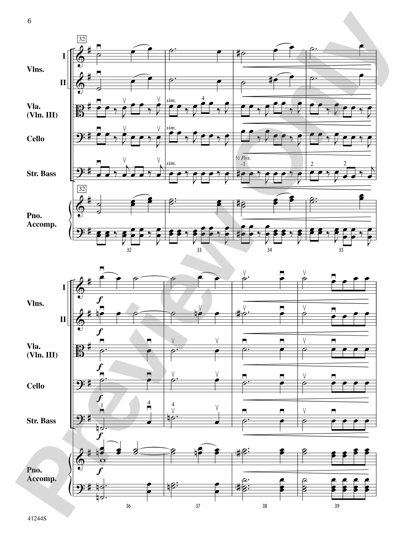 Ablaze: String Orchestra Conductor Score & Parts