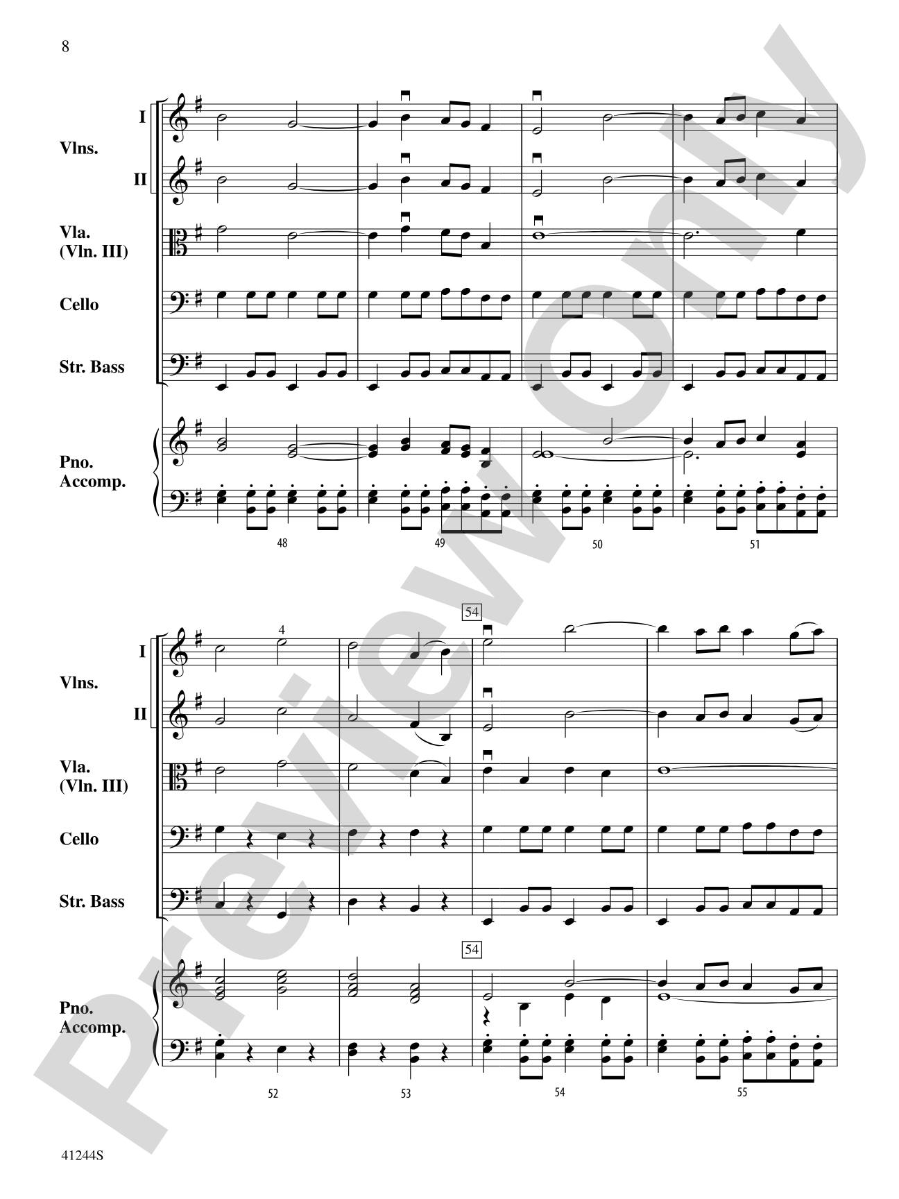 Ablaze: String Orchestra Conductor Score & Parts