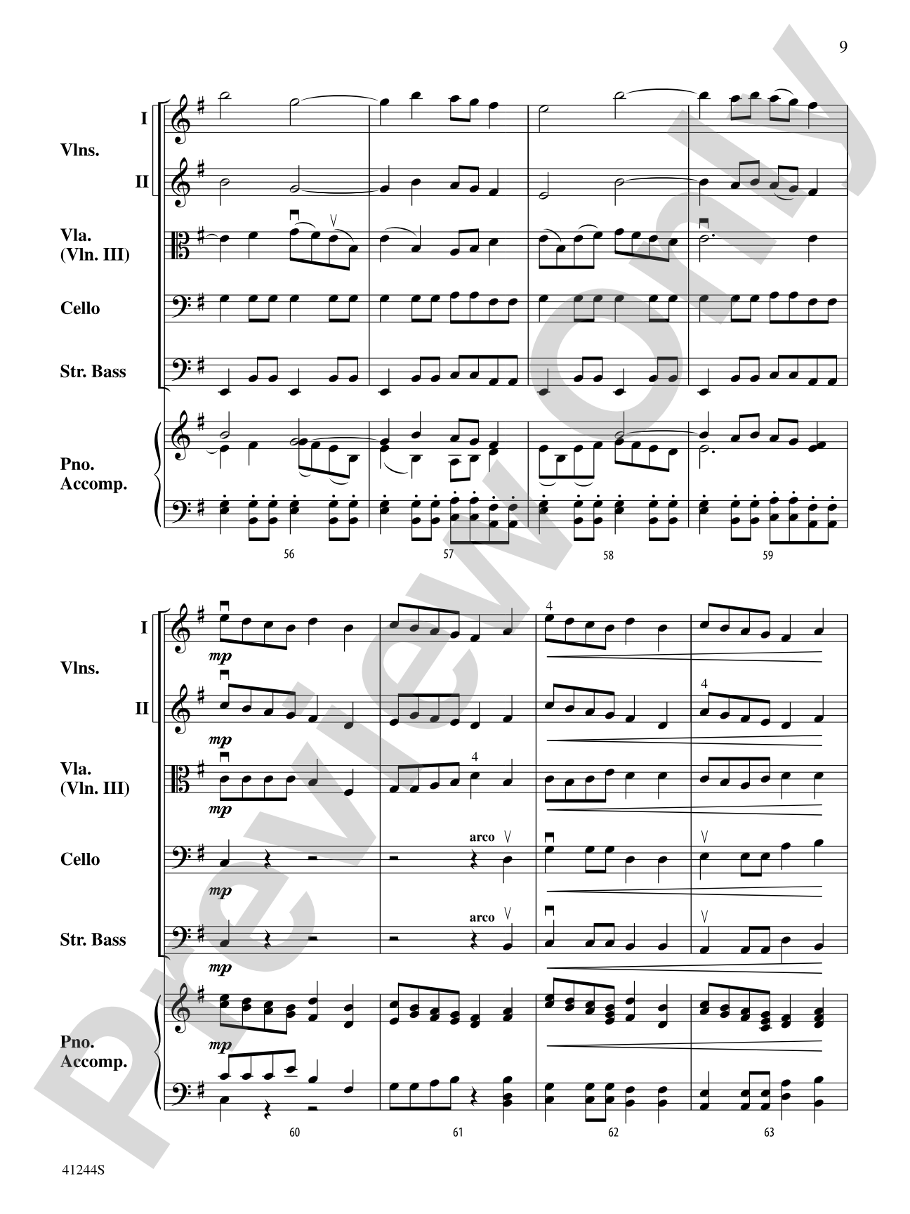 Ablaze: String Orchestra Conductor Score & Parts