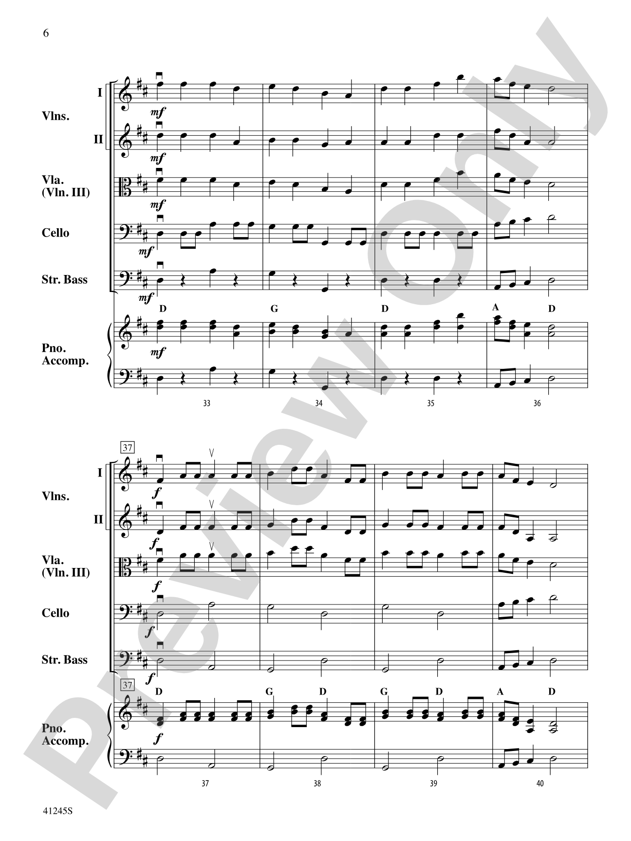 Sourwood Mountain: String Orchestra Conductor Score & Parts