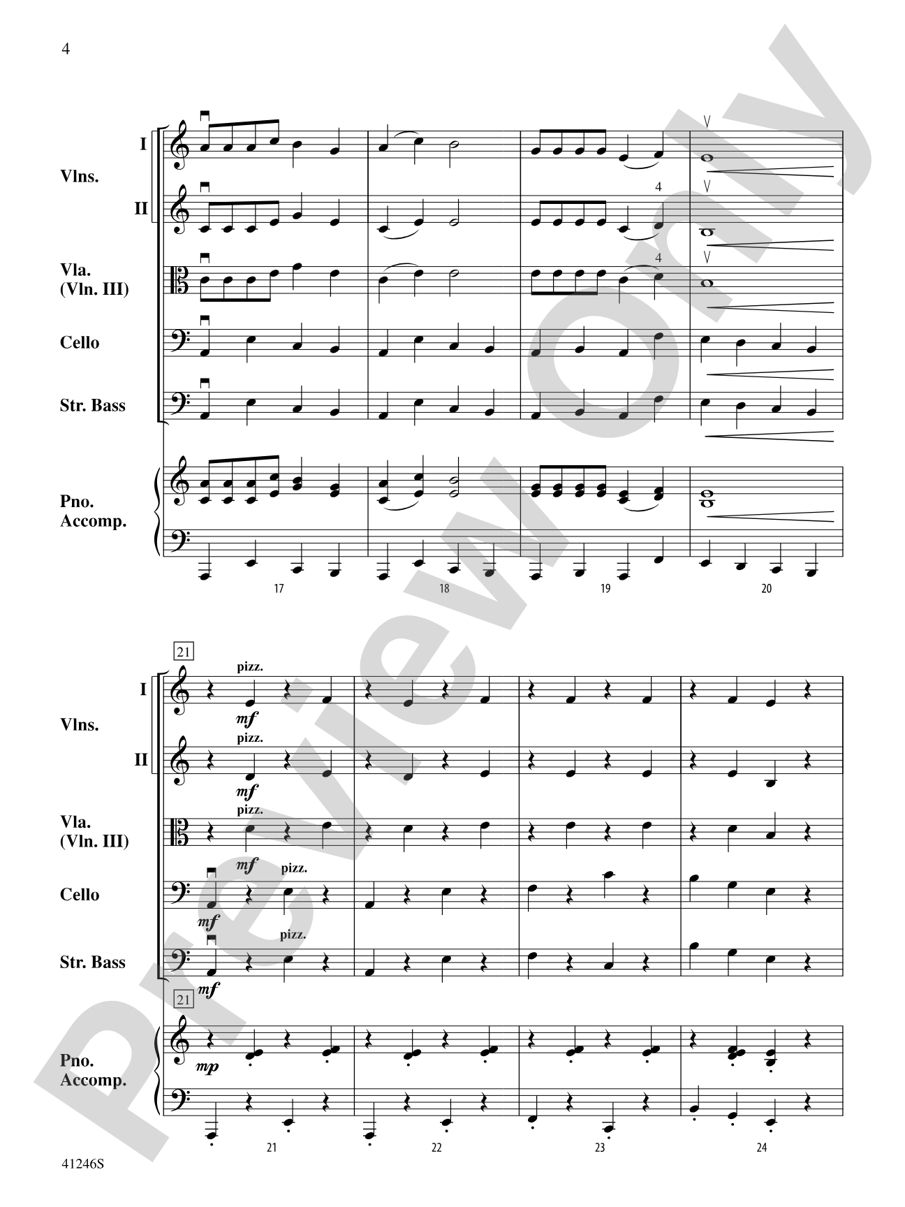 Walk of the Silent Zombies: String Orchestra Conductor Score & Parts