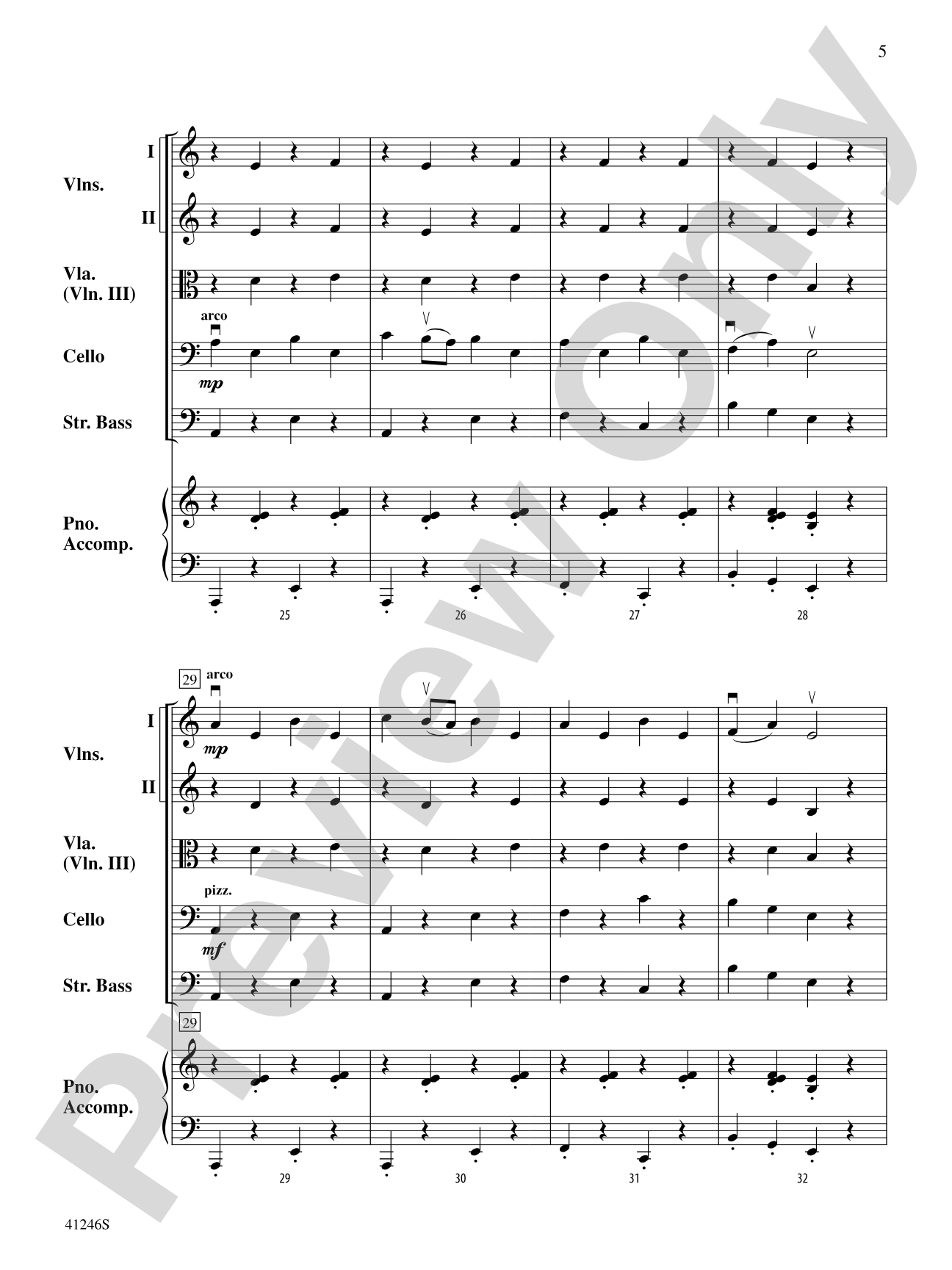 Walk of the Silent Zombies: String Orchestra Conductor Score & Parts