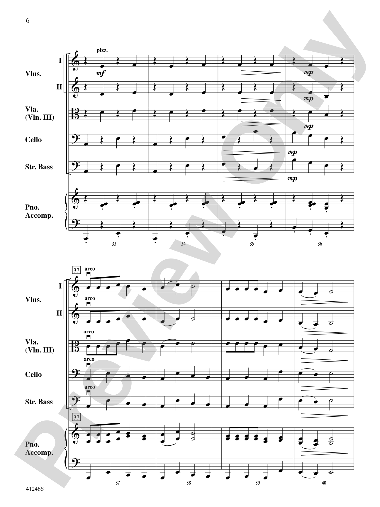 Walk of the Silent Zombies: String Orchestra Conductor Score & Parts