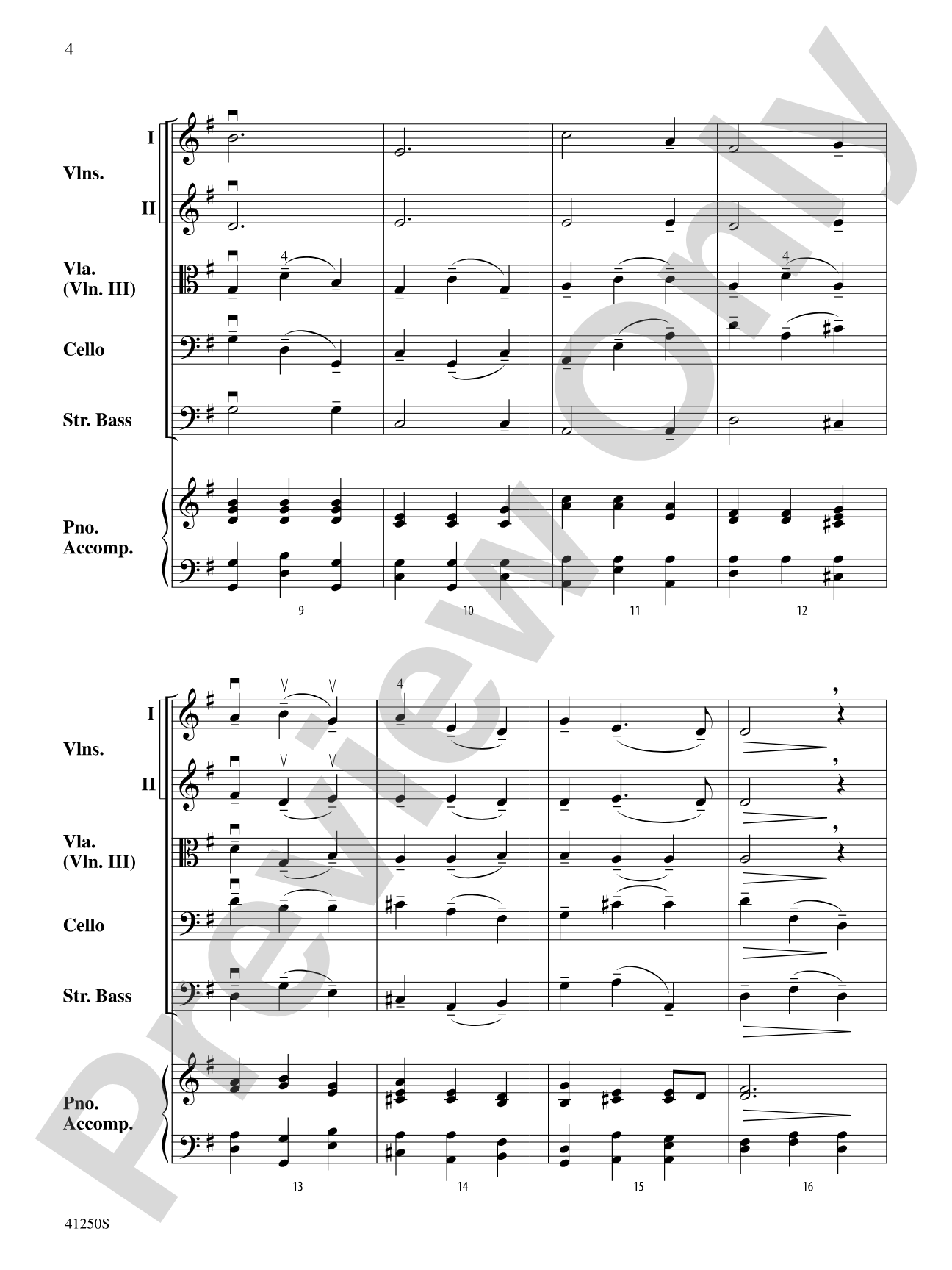 Larghetto (from Concerto Grosso Op. 6, No. 12): String Orchestra Conductor Score & Parts