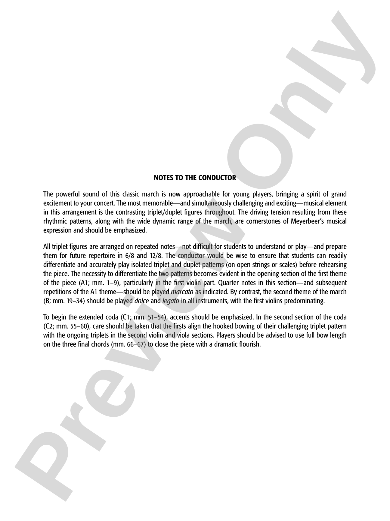 Coronation March (from The Prophet): String Orchestra Conductor Score & Parts