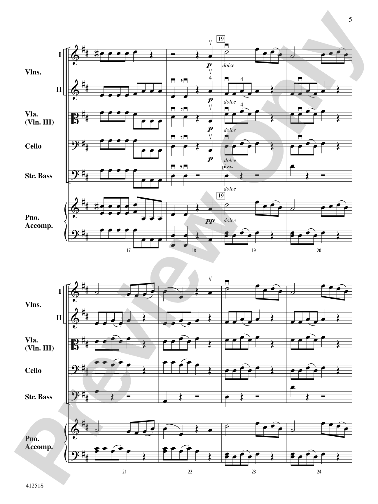 Coronation March (from The Prophet): String Orchestra Conductor Score & Parts
