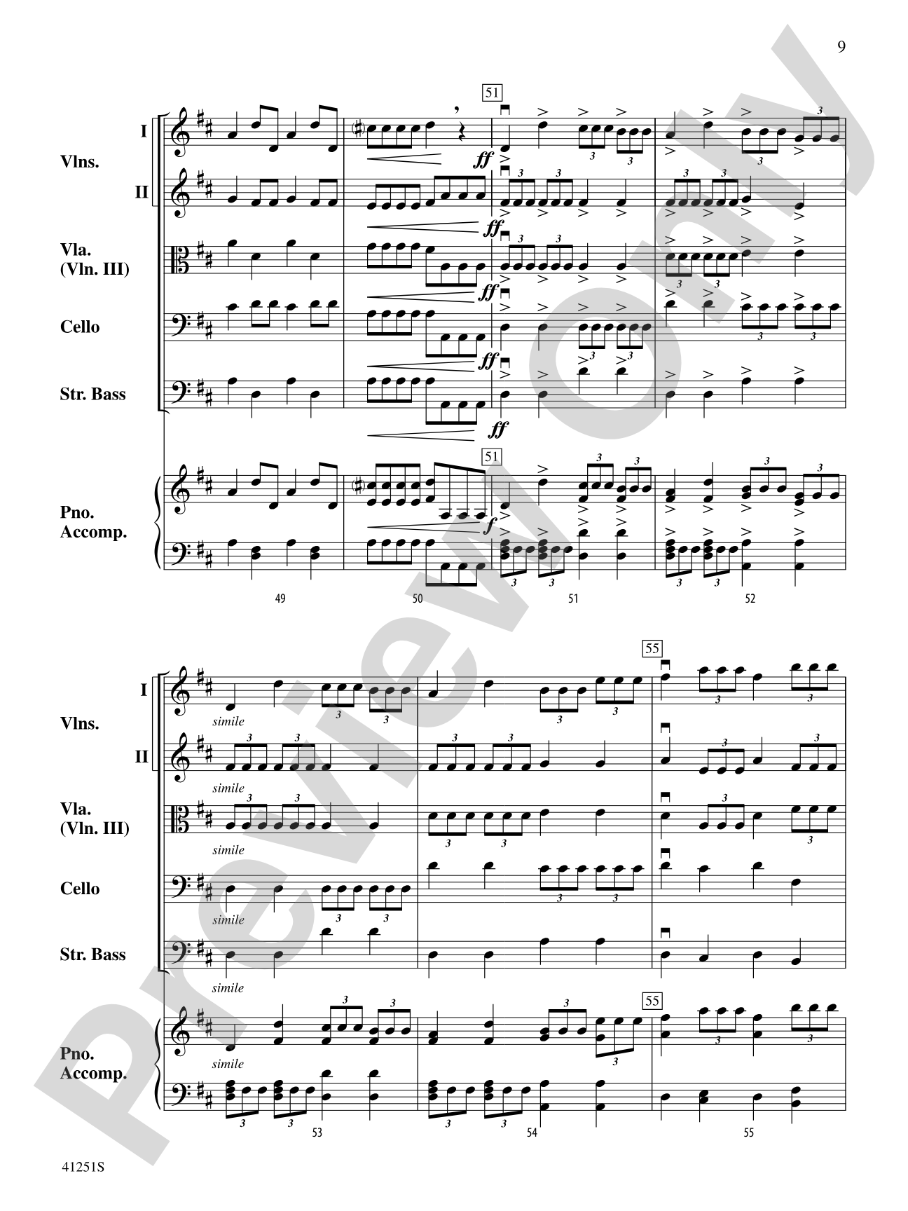 Coronation March (from The Prophet): String Orchestra Conductor Score & Parts