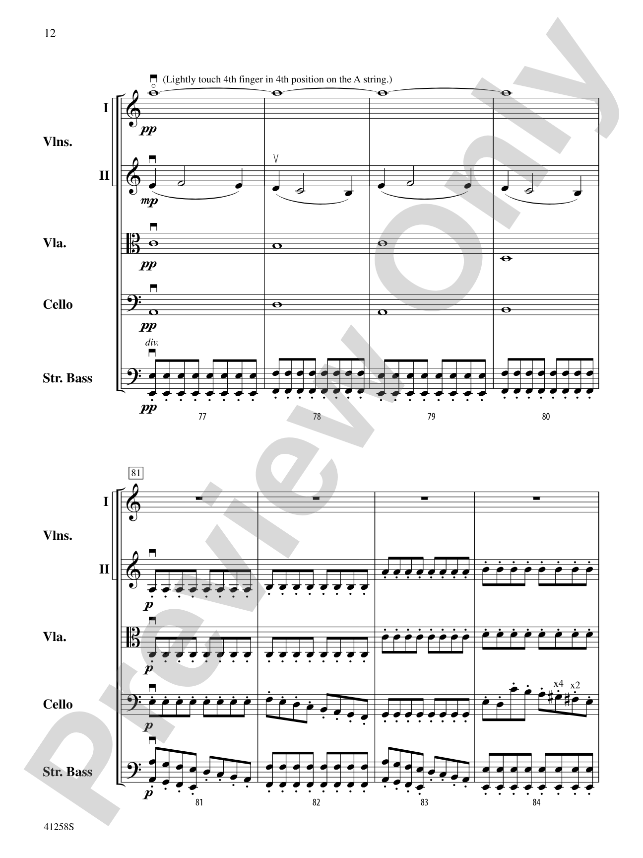 Boreas: String Orchestra Conductor Score & Parts