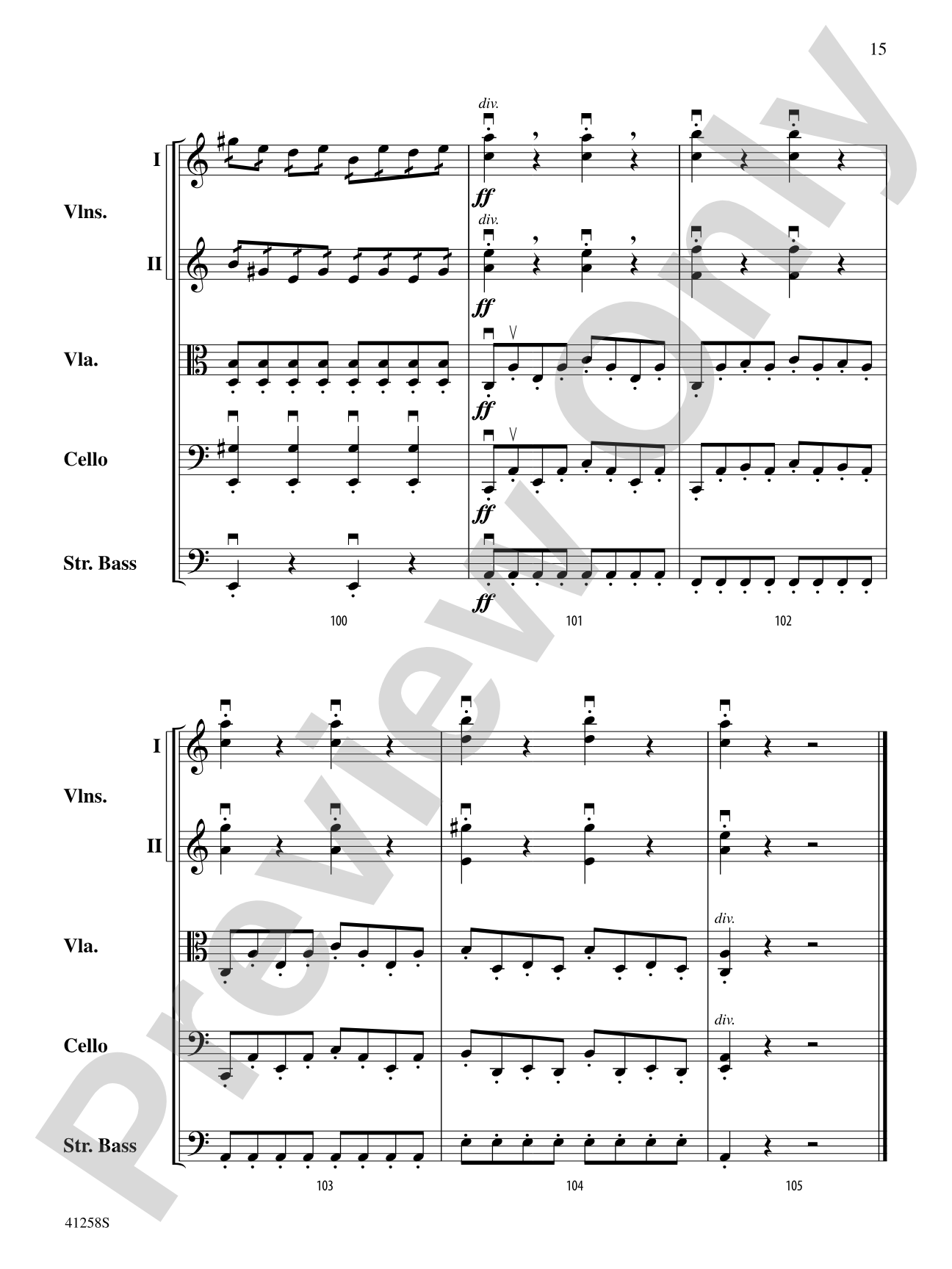 Boreas: String Orchestra Conductor Score & Parts