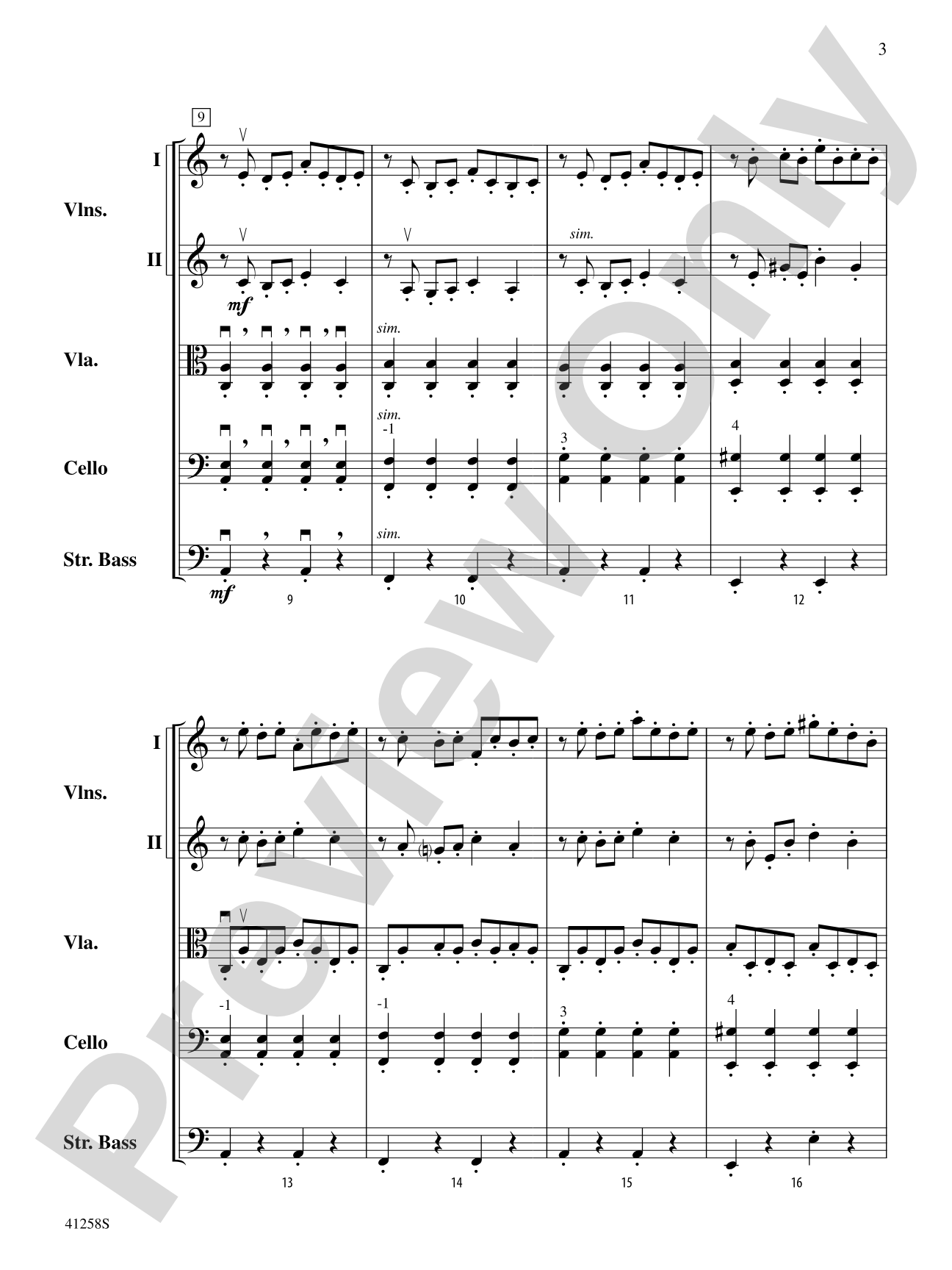 Boreas: String Orchestra Conductor Score & Parts