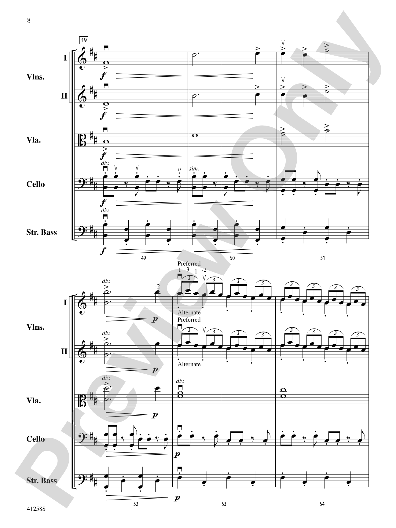 Boreas: String Orchestra Conductor Score & Parts