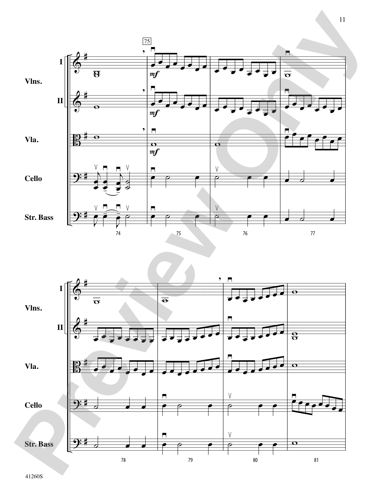 Flight: String Orchestra Conductor Score & Parts