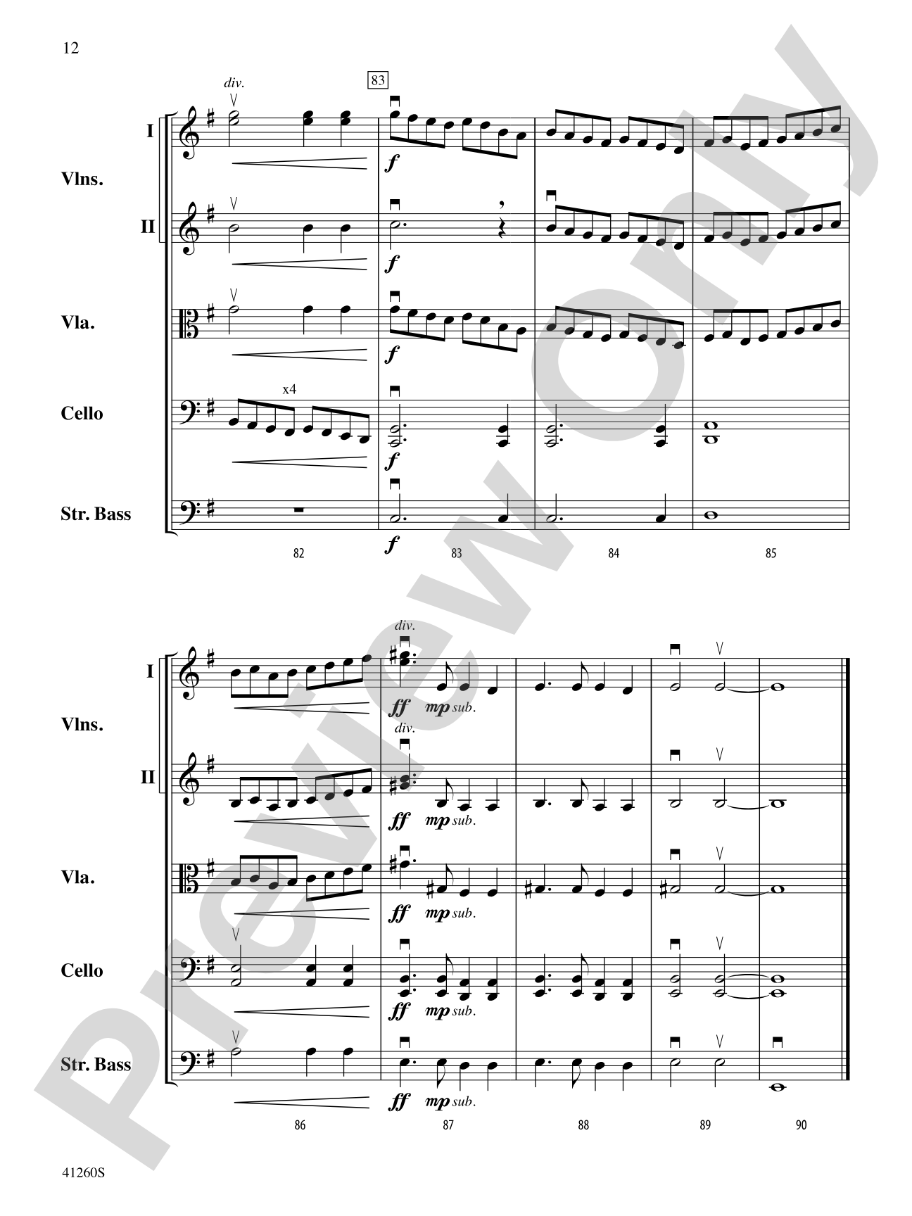 Flight: String Orchestra Conductor Score & Parts