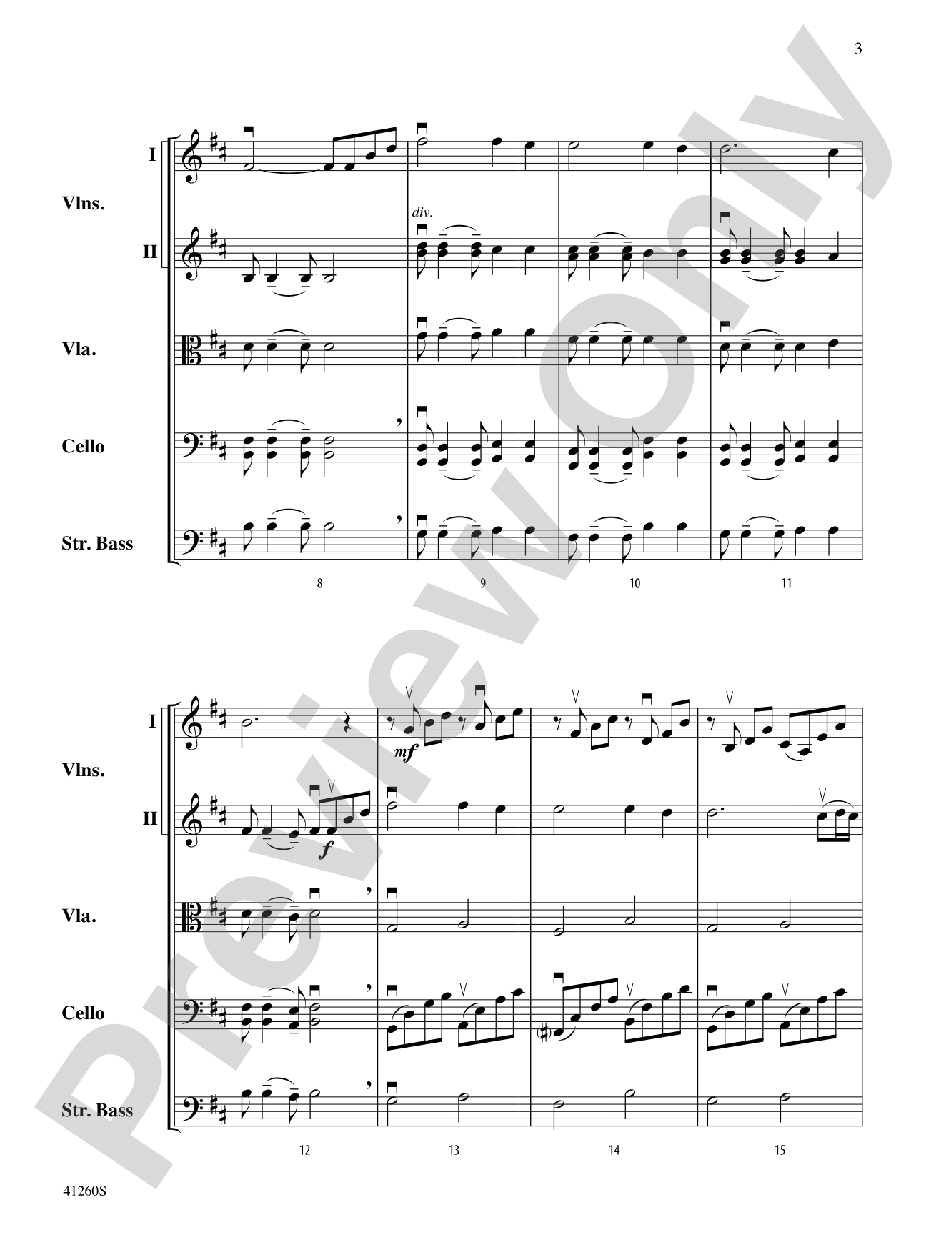 Flight: String Orchestra Conductor Score & Parts
