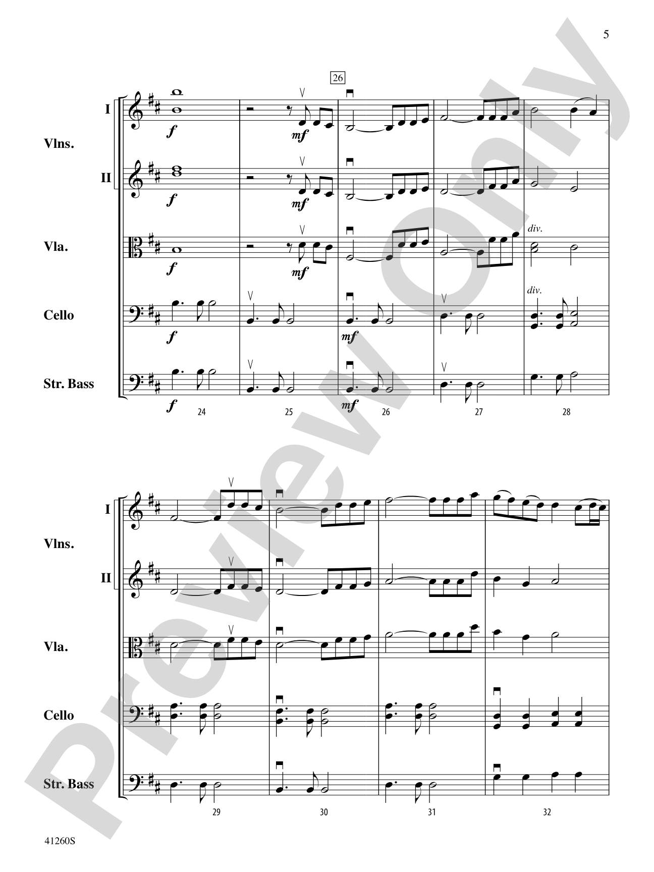 Flight: String Orchestra Conductor Score & Parts