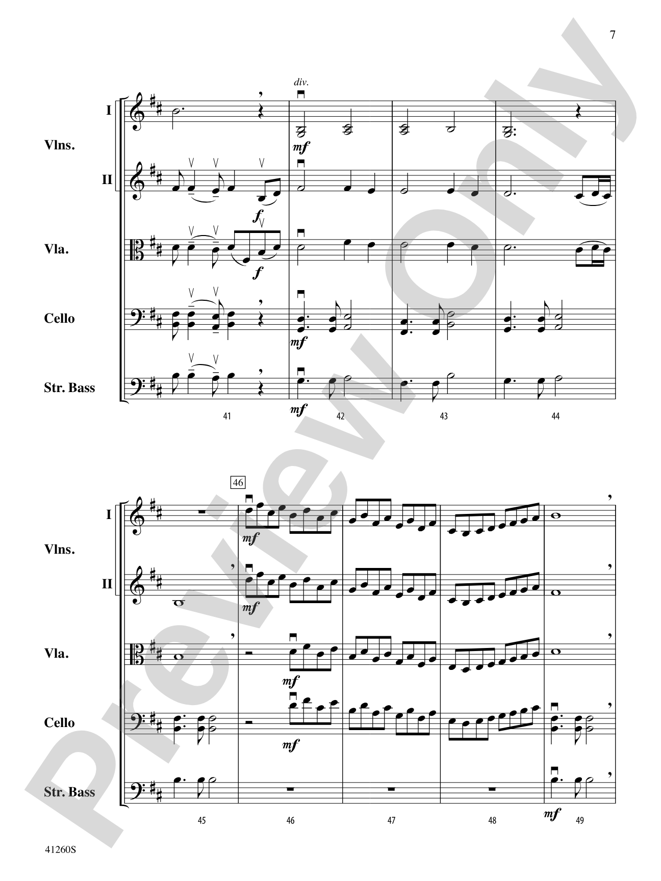 Flight: String Orchestra Conductor Score & Parts