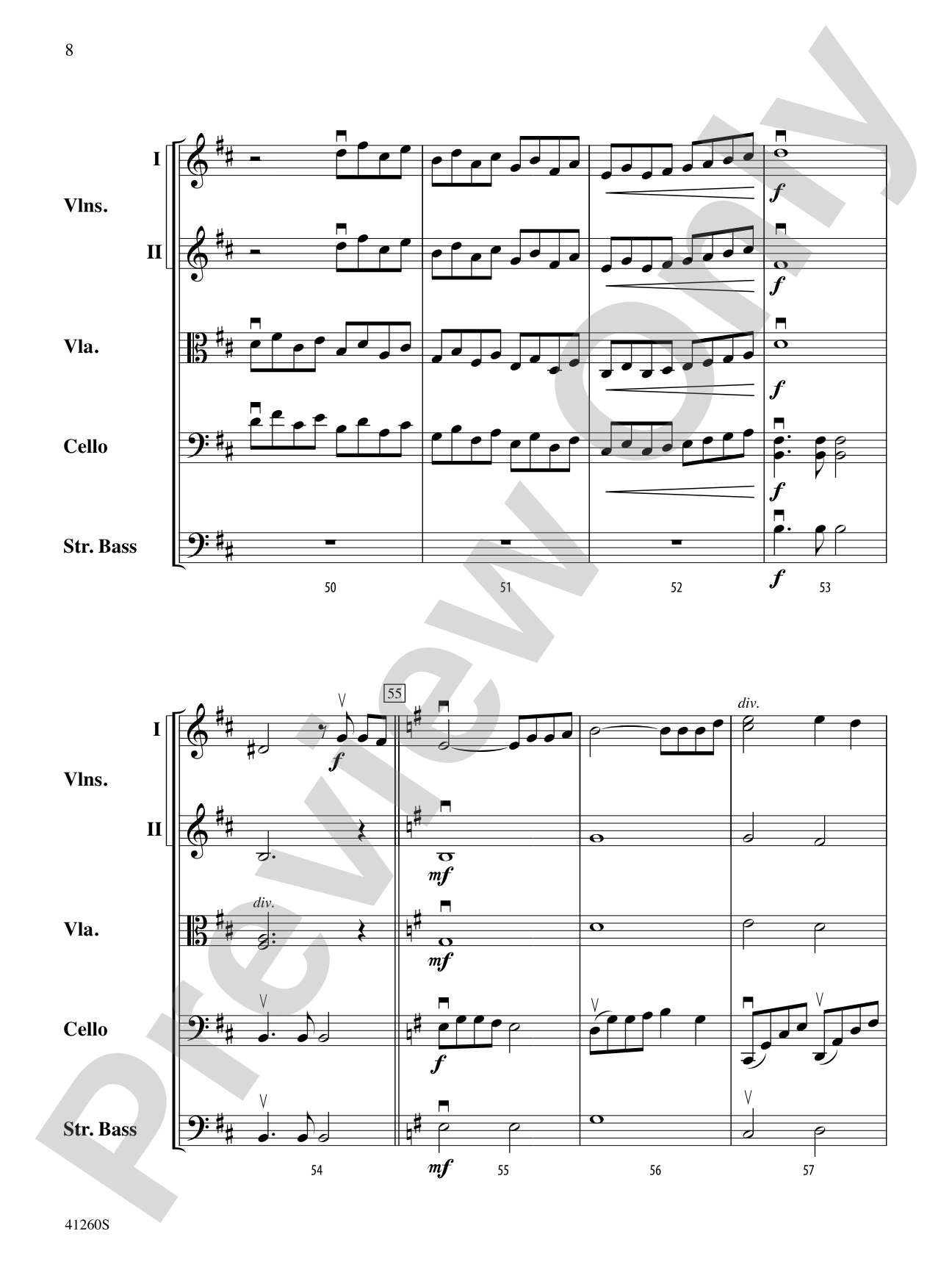 Flight: String Orchestra Conductor Score & Parts