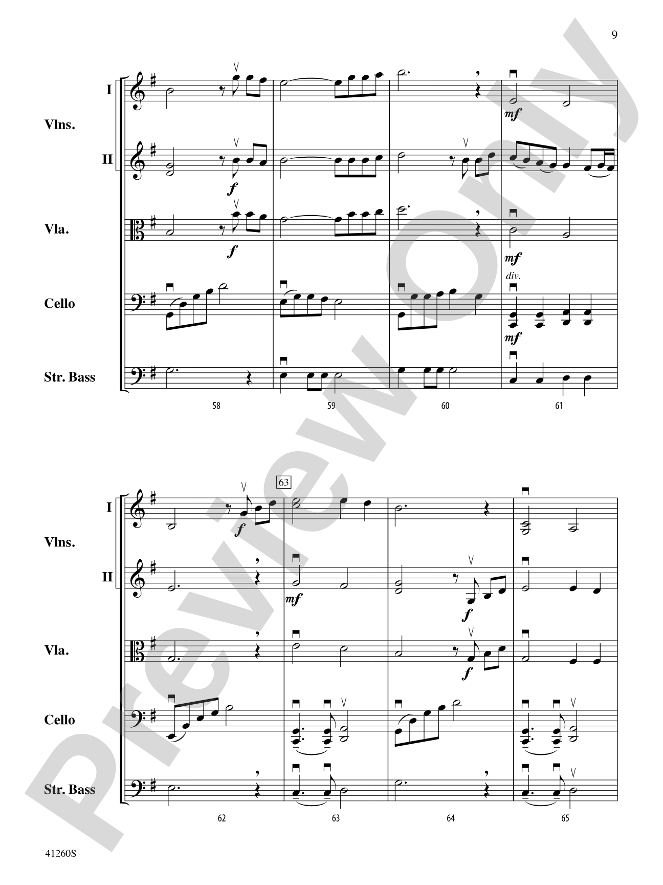Flight: String Orchestra Conductor Score & Parts