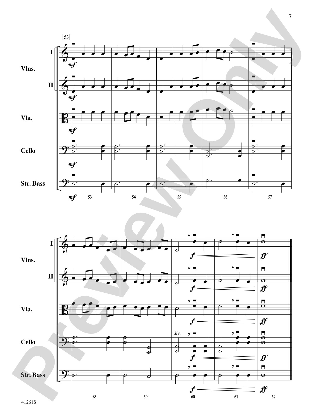 A Pirate's Dream: String Orchestra Conductor Score & Parts