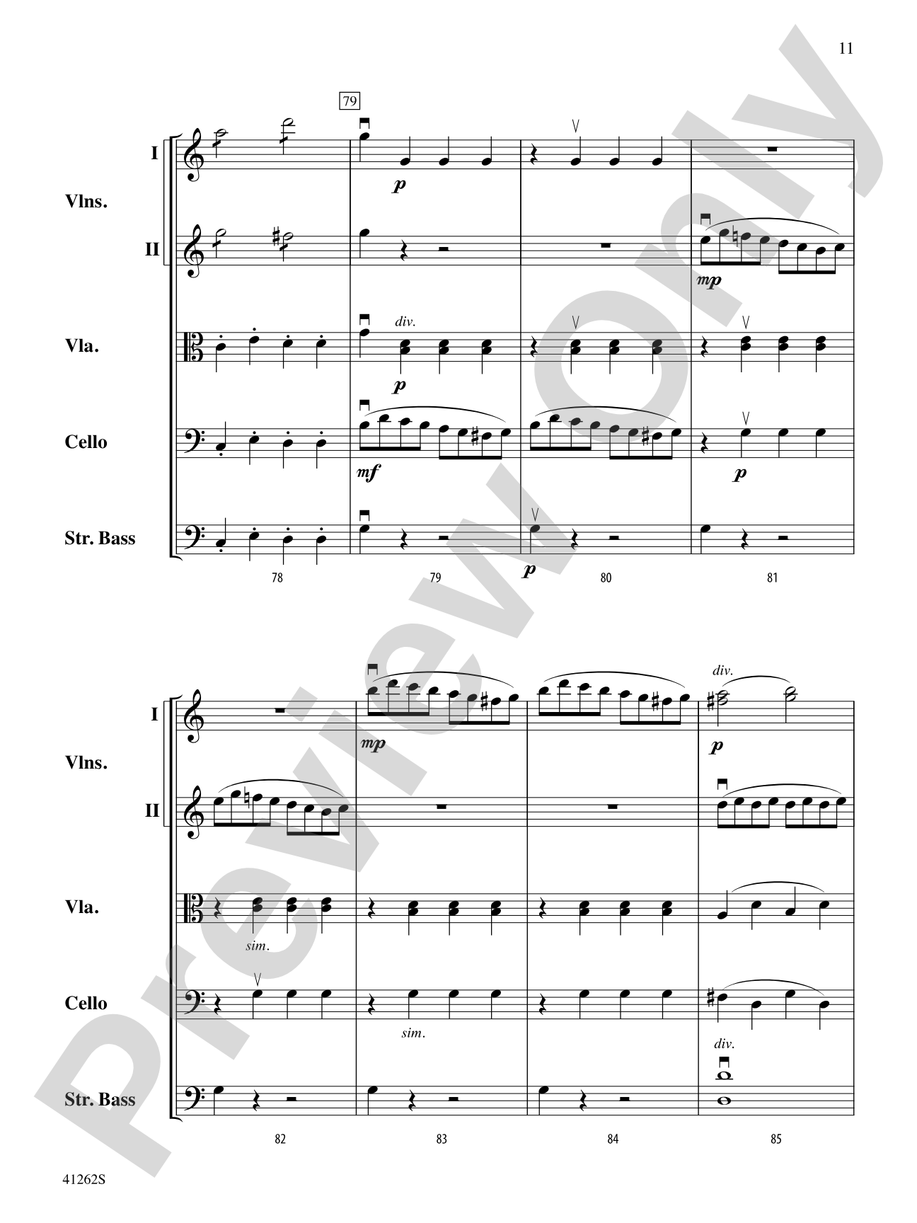 Cosi Fan Tutte: String Orchestra Conductor Score & Parts