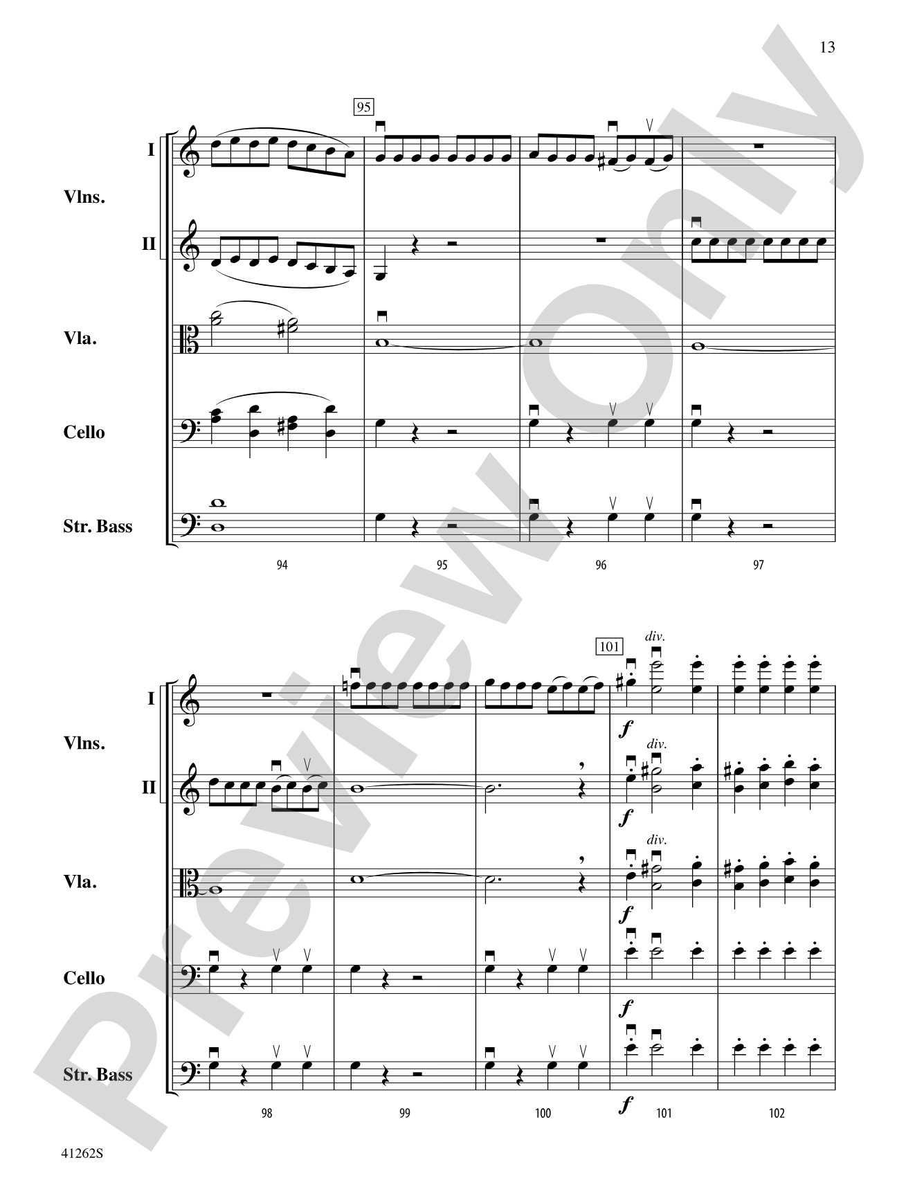 Cosi Fan Tutte: String Orchestra Conductor Score & Parts