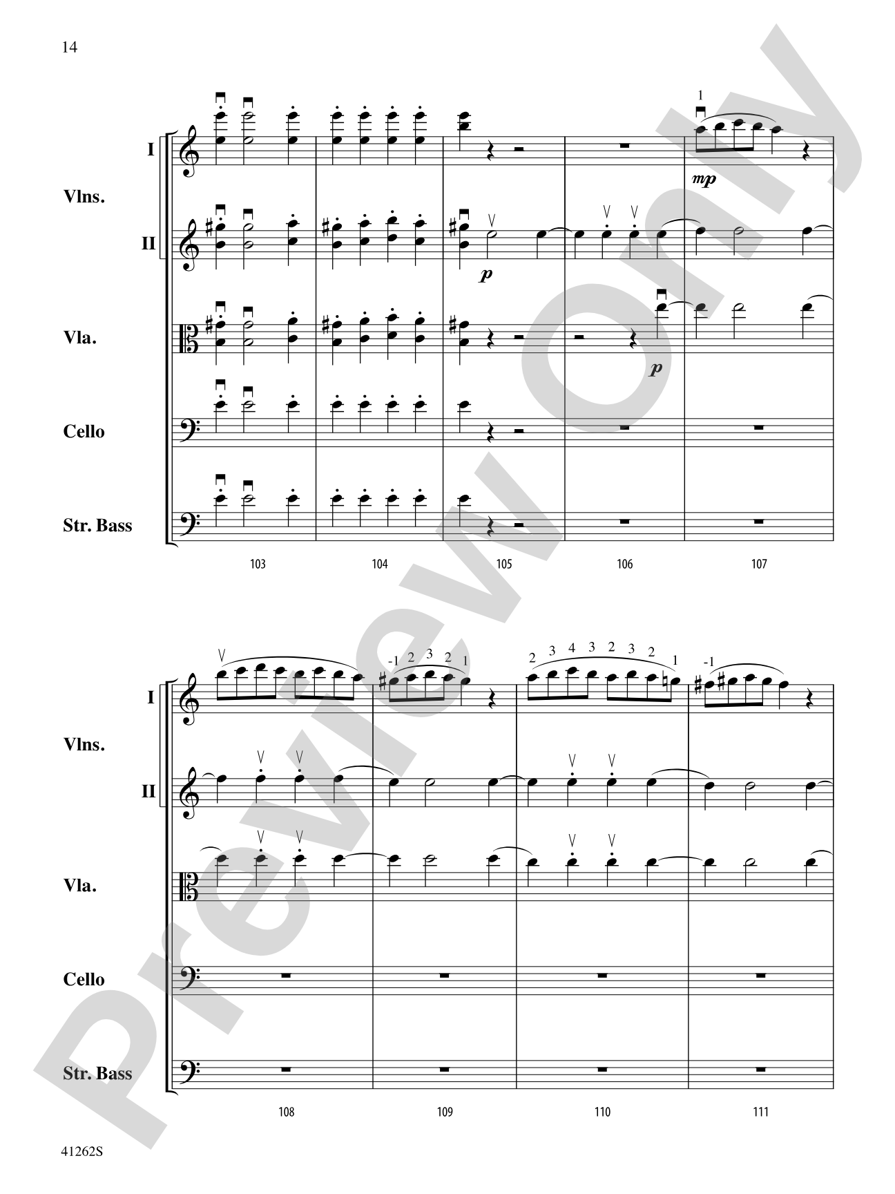 Cosi Fan Tutte: String Orchestra Conductor Score & Parts