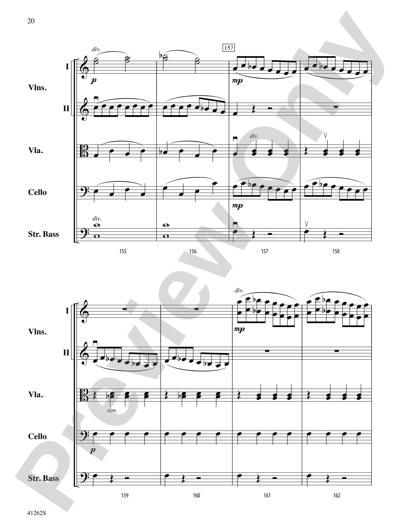 Cosi Fan Tutte: String Orchestra Conductor Score & Parts