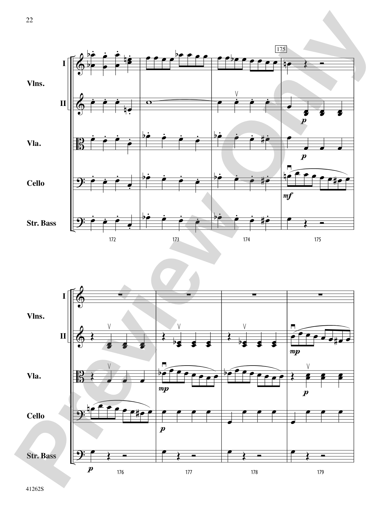 Cosi Fan Tutte: String Orchestra Conductor Score & Parts