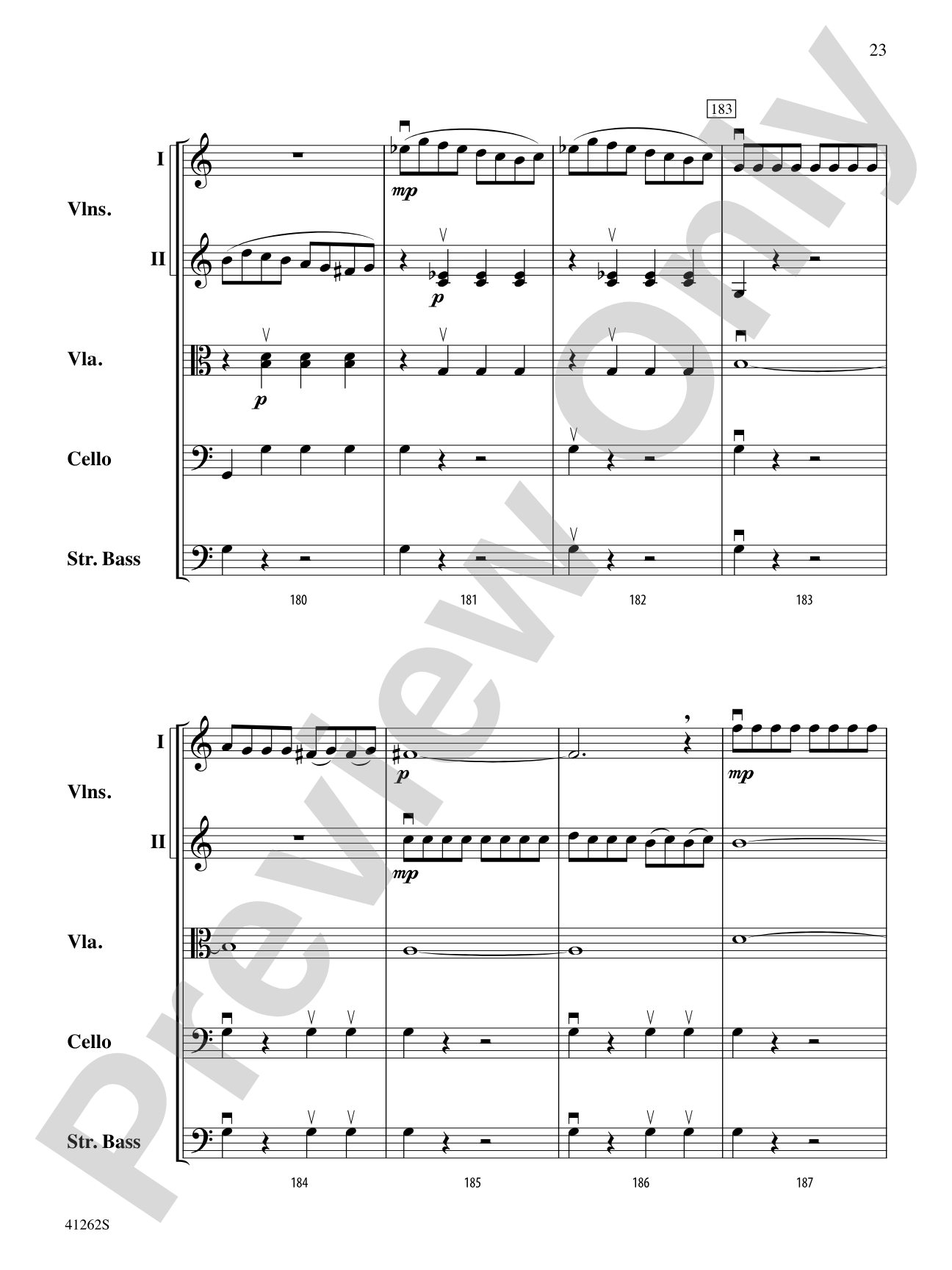 Cosi Fan Tutte: String Orchestra Conductor Score & Parts